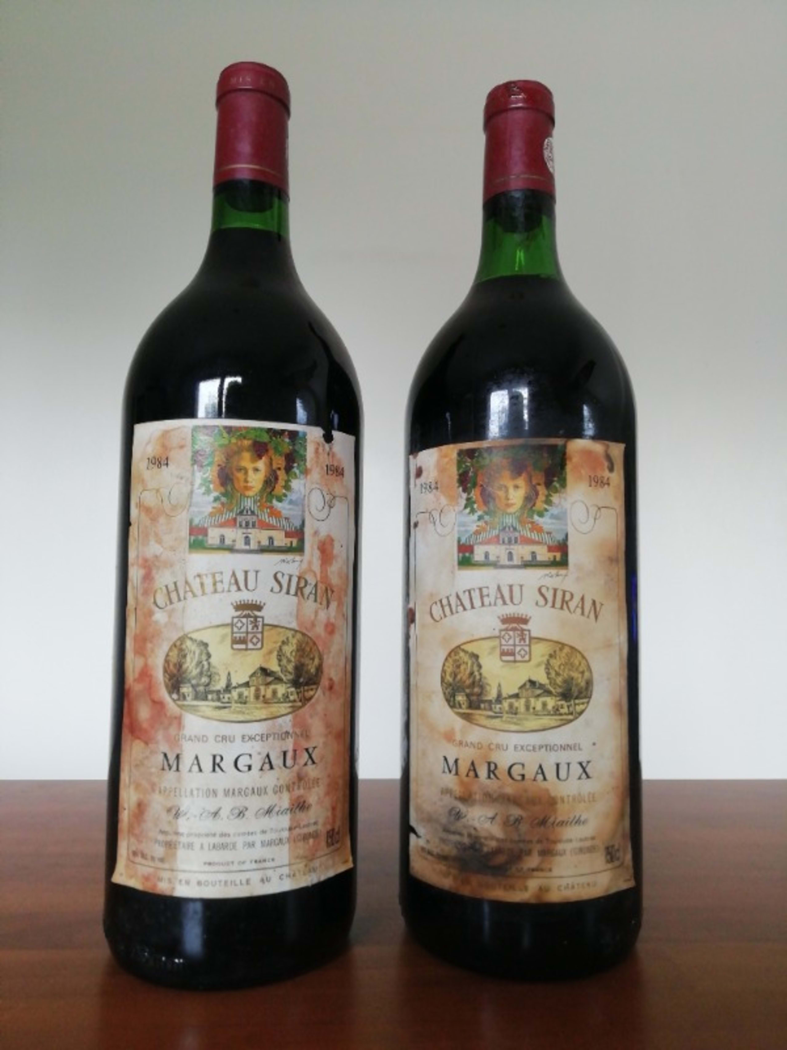 2 x Château SIRAN, Margaux, 1984 (Magnum)