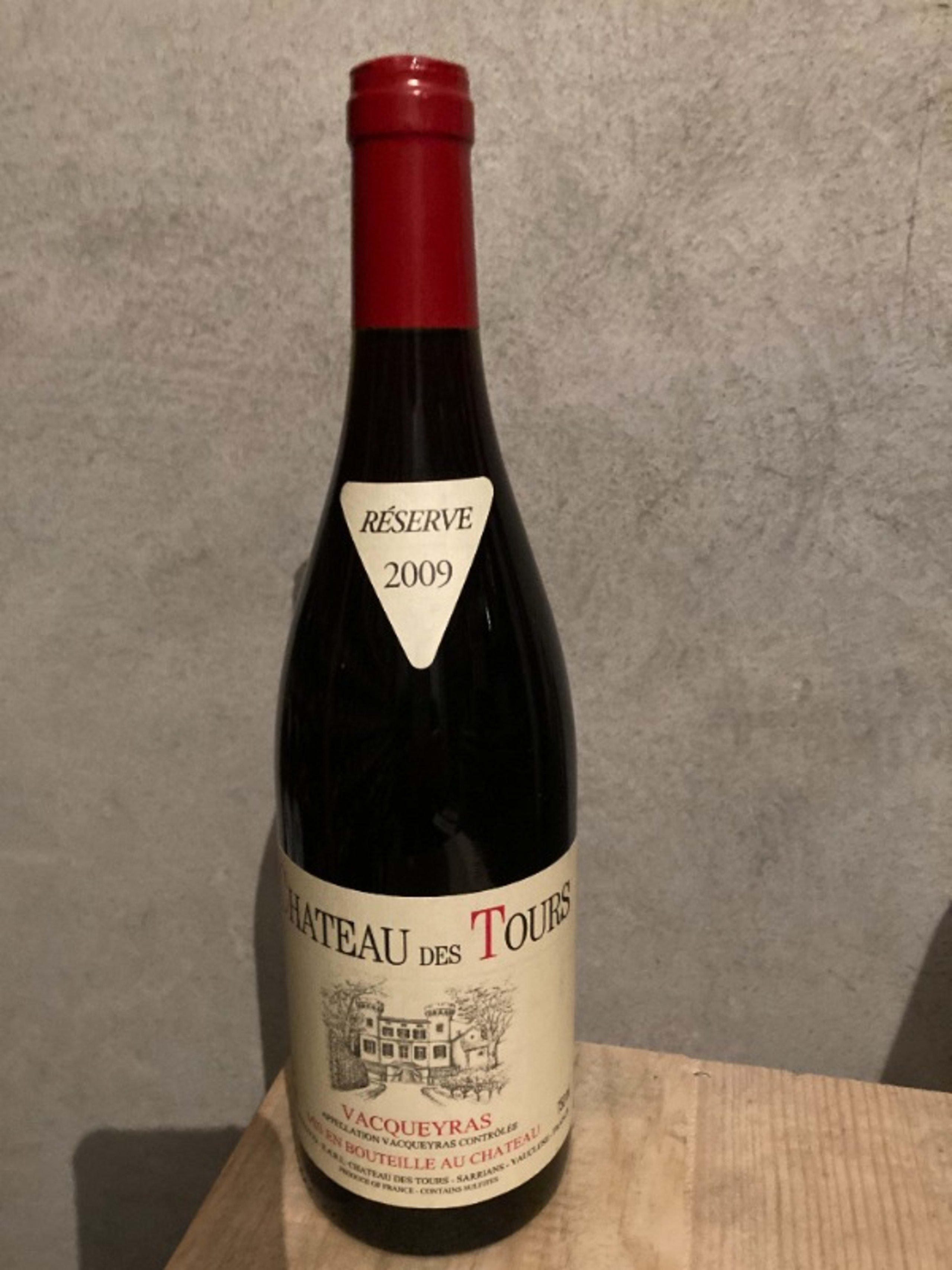 Vacqueyras, Château des Tours, 2009
