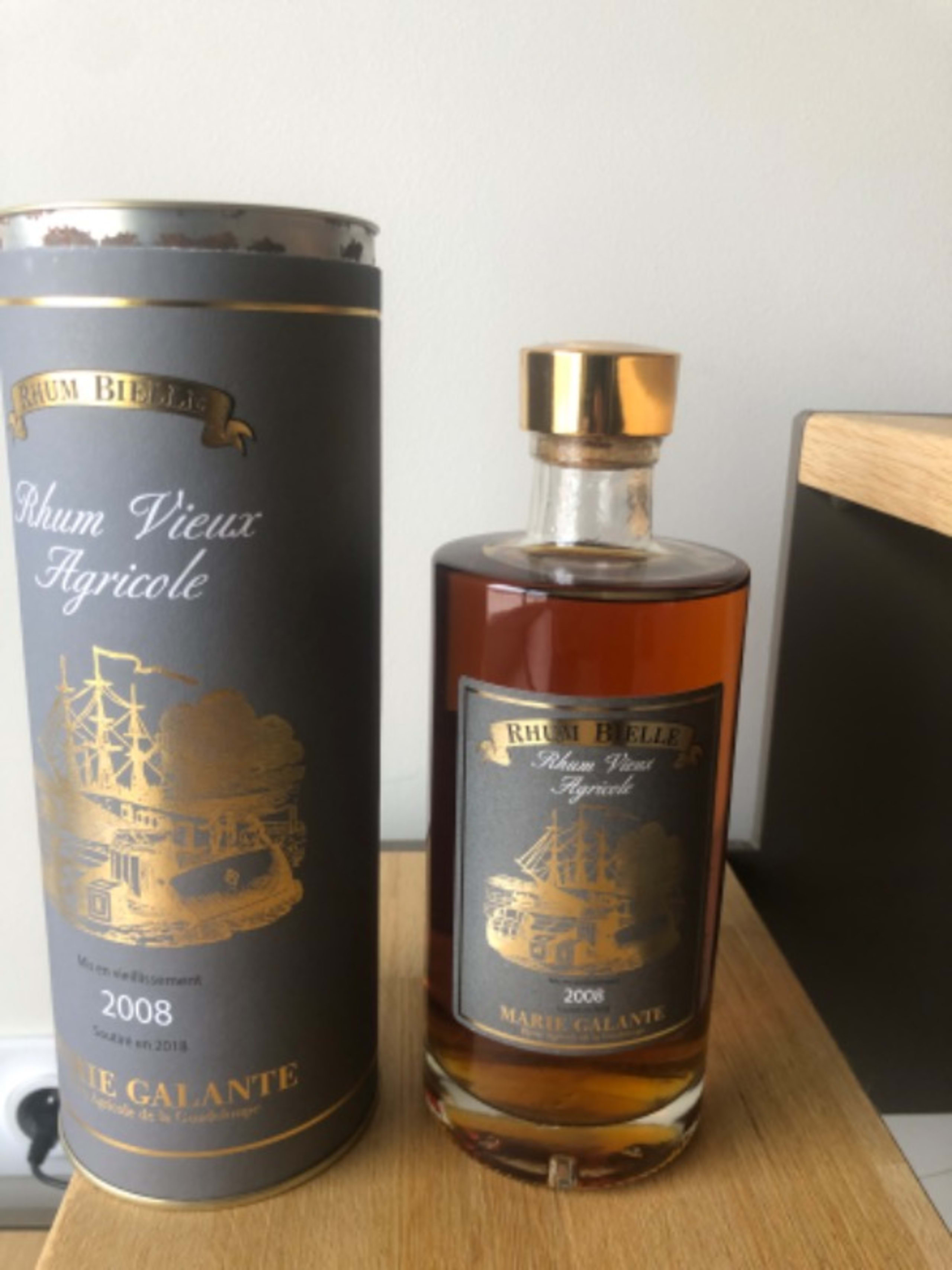 Rhum vieux agricole, Bielle, Rhum, 2008