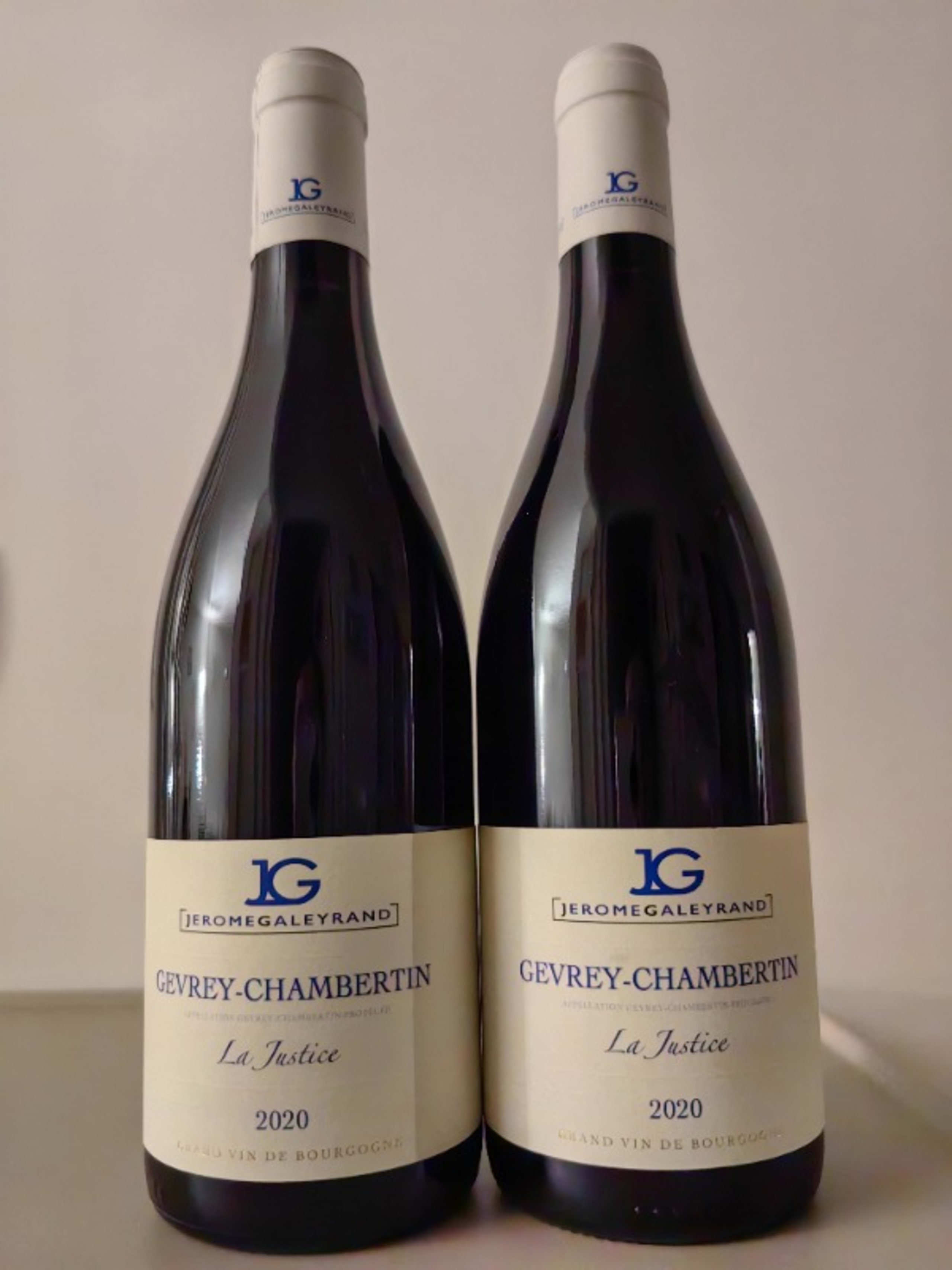 2 x Gevrey-Chambertin, La Justice, Jérôme Galeyrand, 2020