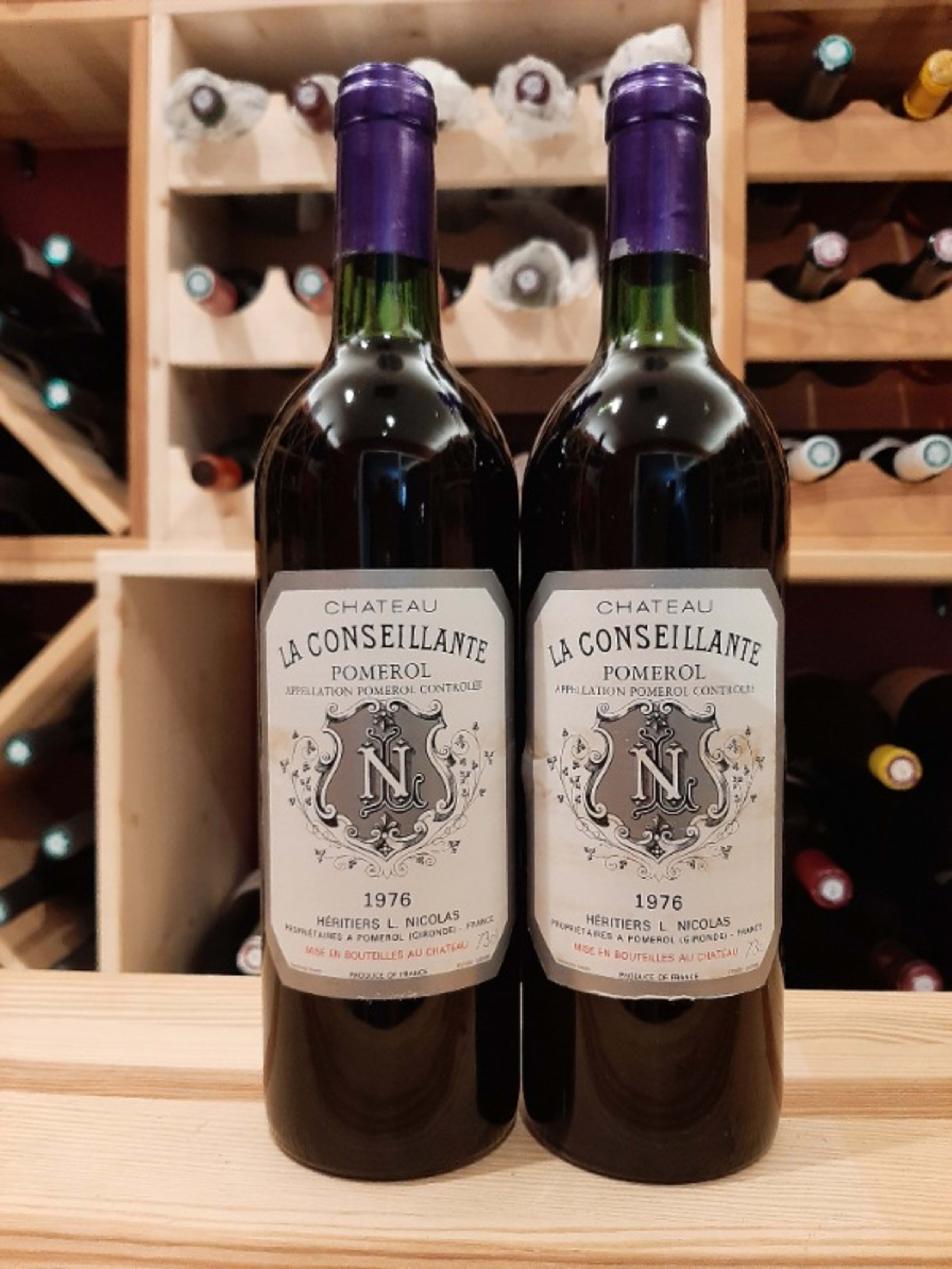 2 x Château La Conseillante, Pomerol, 1976