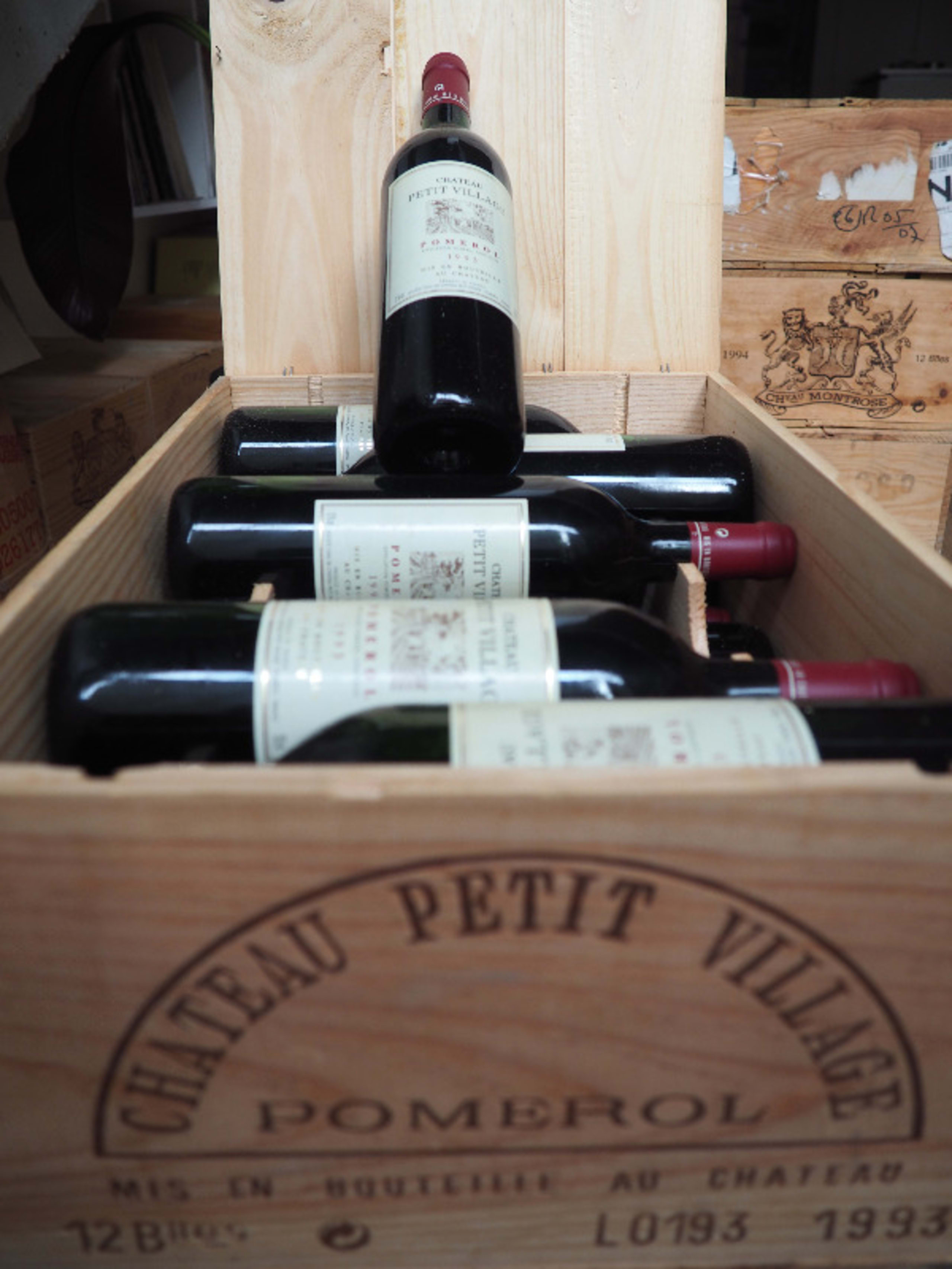 OWC/CBO 12 x Château Petit Village, Pomerol, 1993