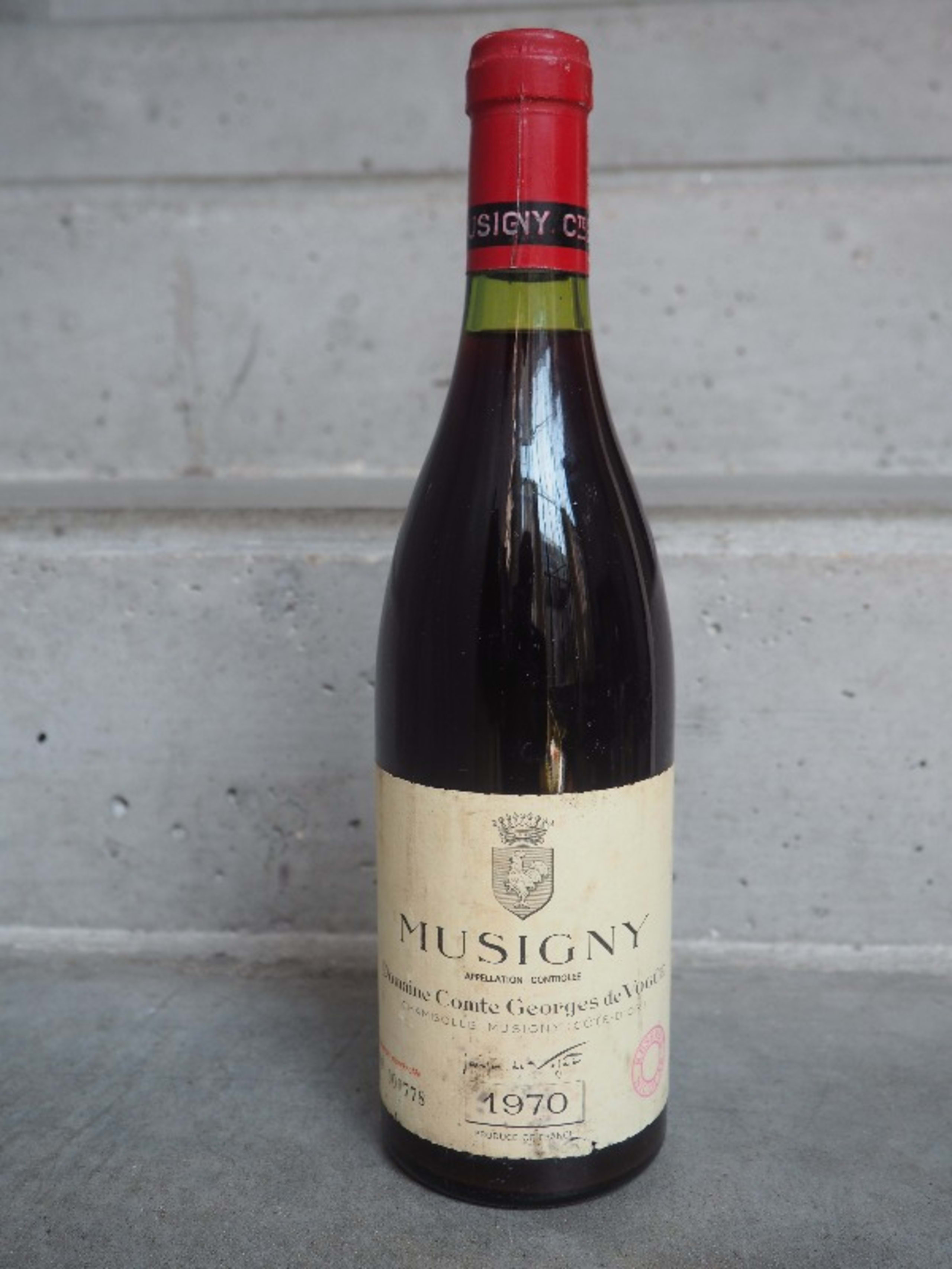 Musigny, Domaine Comte Georges de Vogüé, 1970