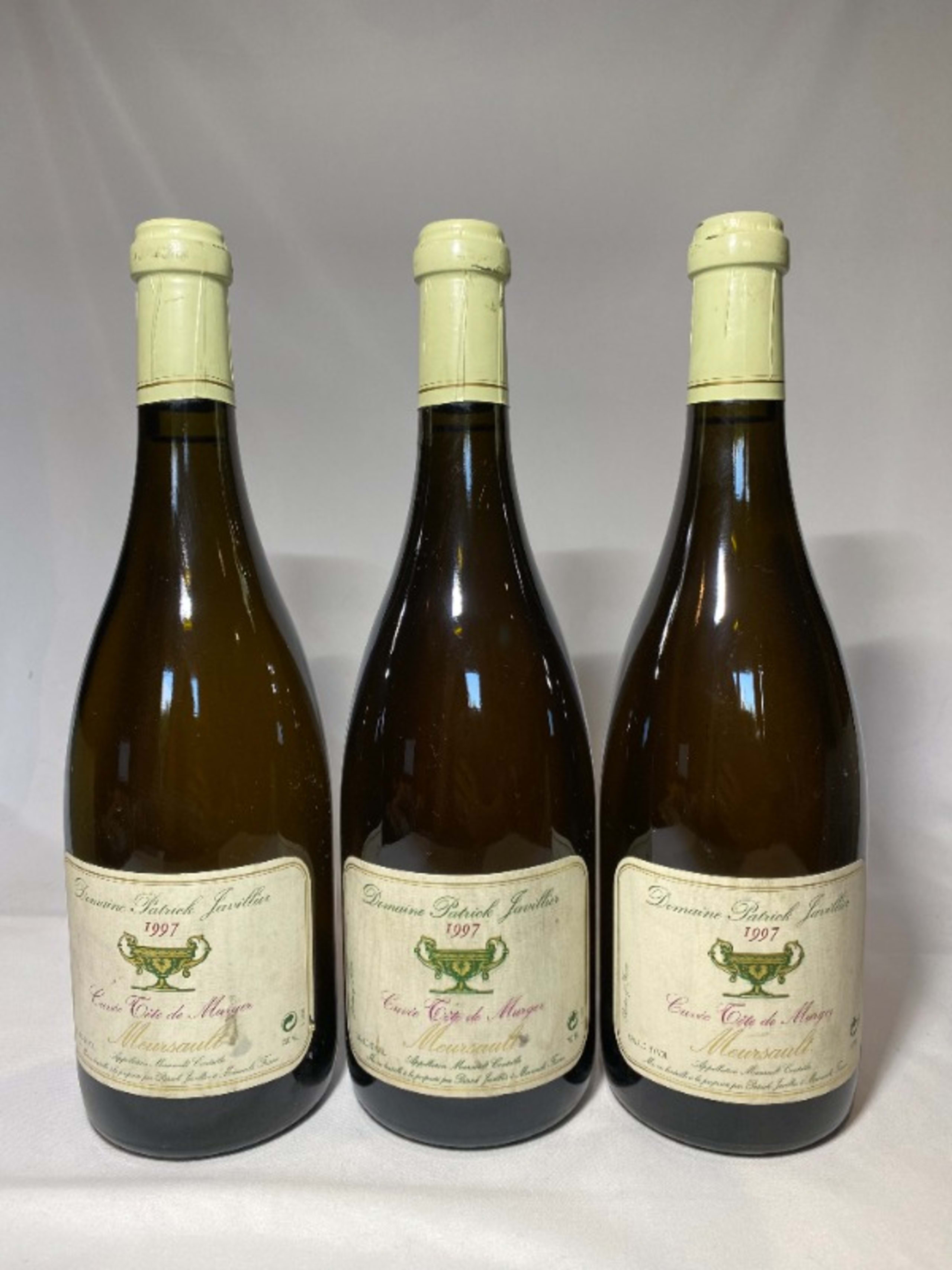 3 x Meursault, Perrière 1er Cru - Tete de Murger, Domaine Patrick Javillier, 1997