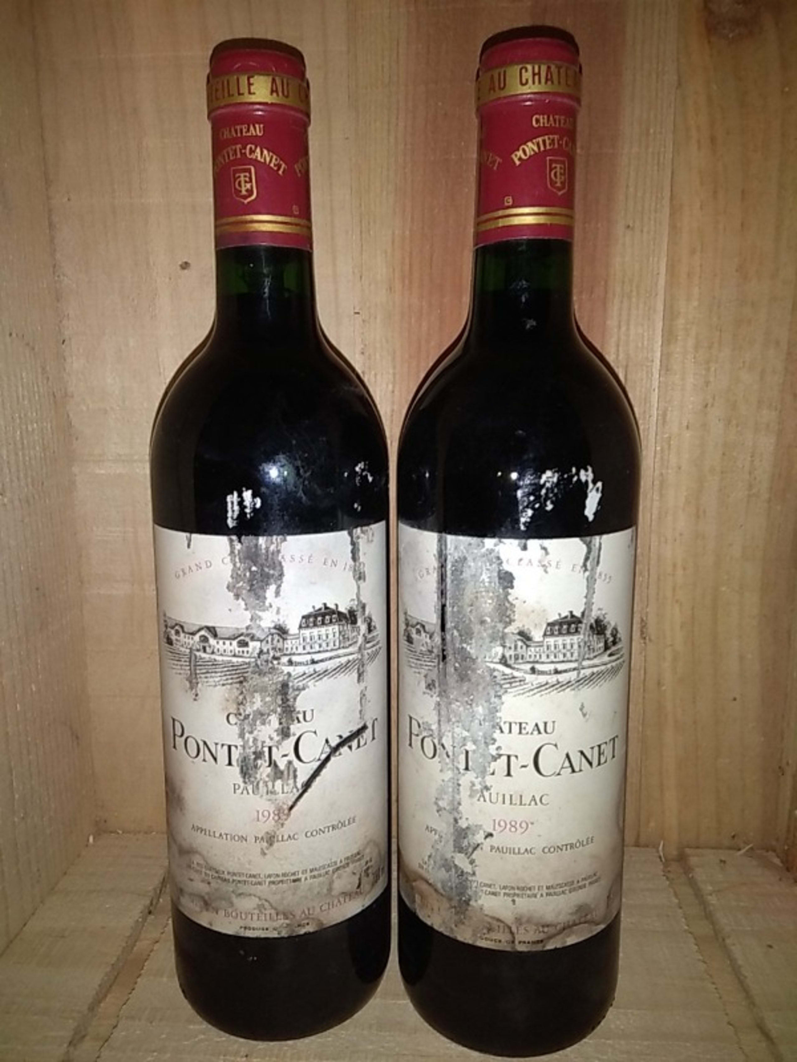 2 x Château Pontet Canet, Pauillac, 1989