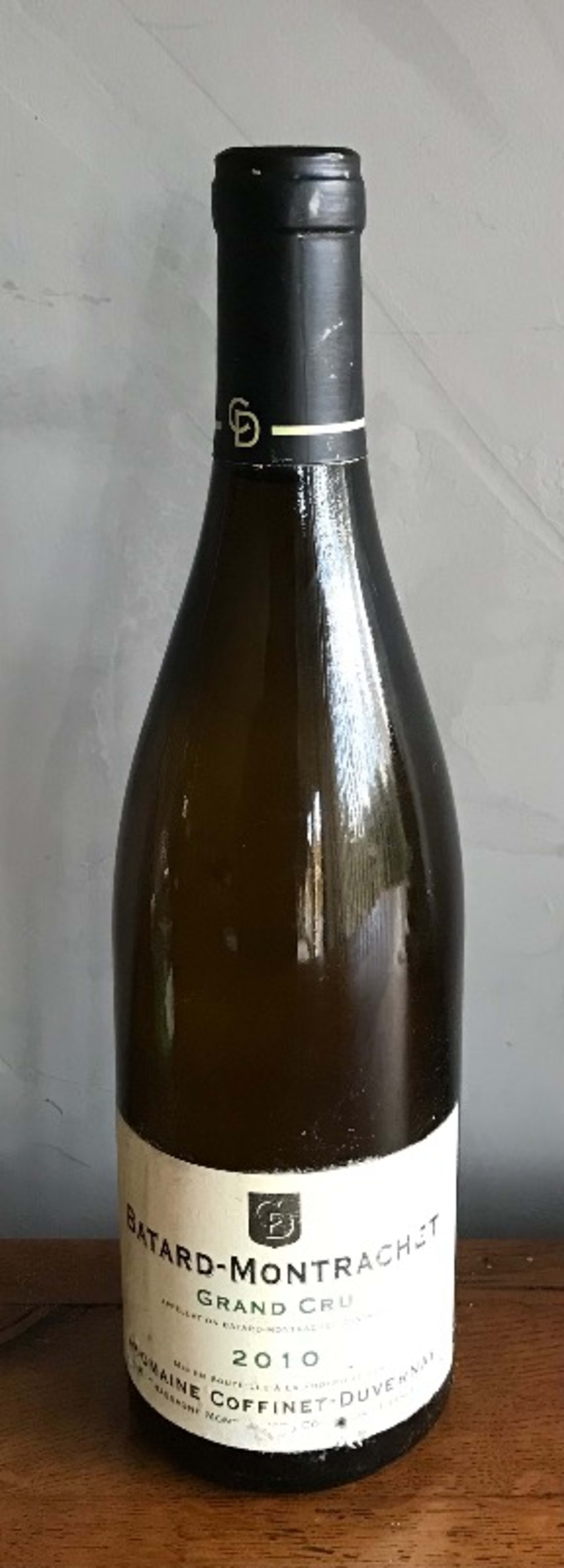 Bâtard-Montrachet, Grand cru, domaine Confinet-Duvernay, 2010