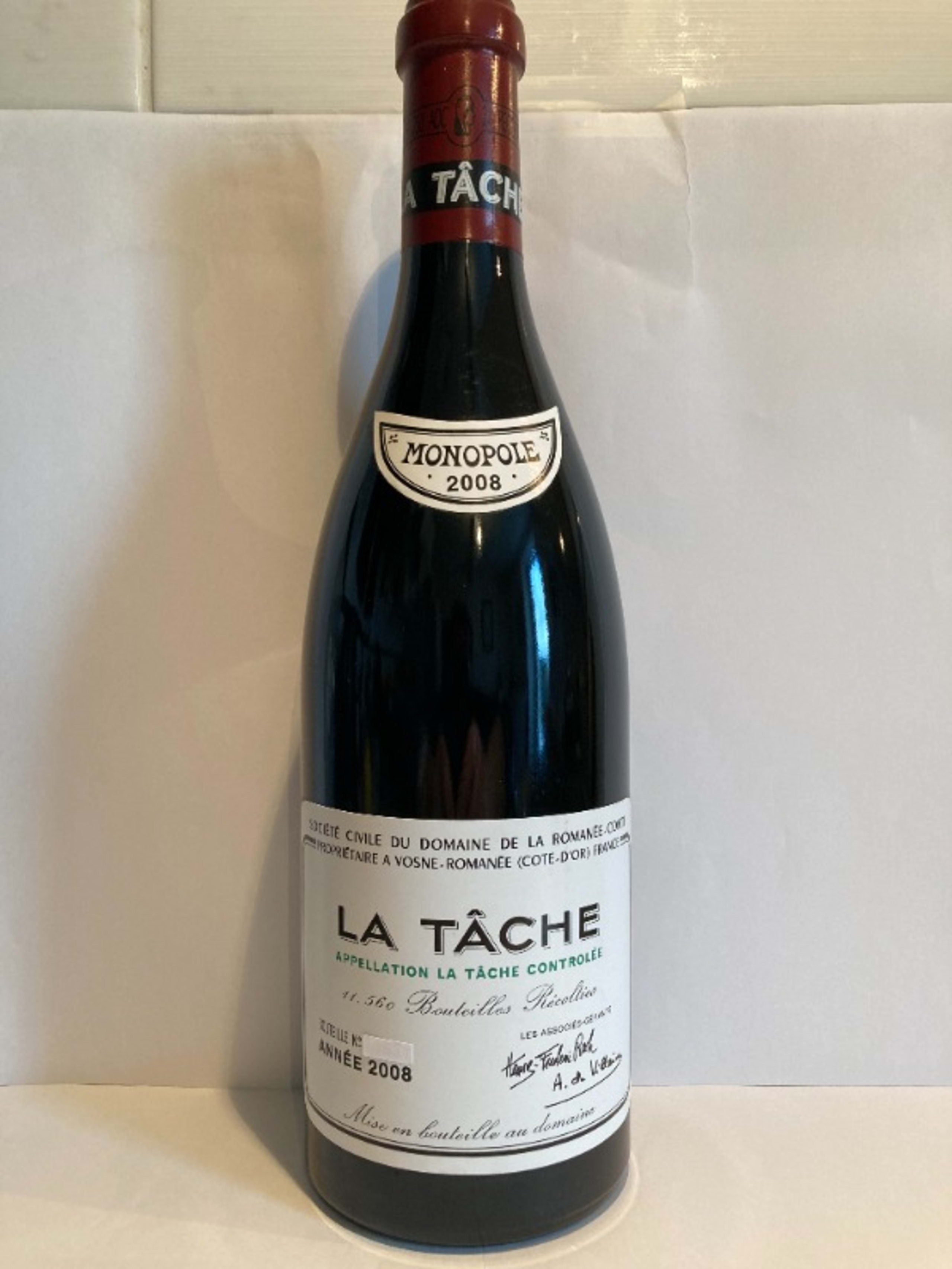 La Tâche, Grand cru monopole, Domaine de la Romanée-Conti, 2008