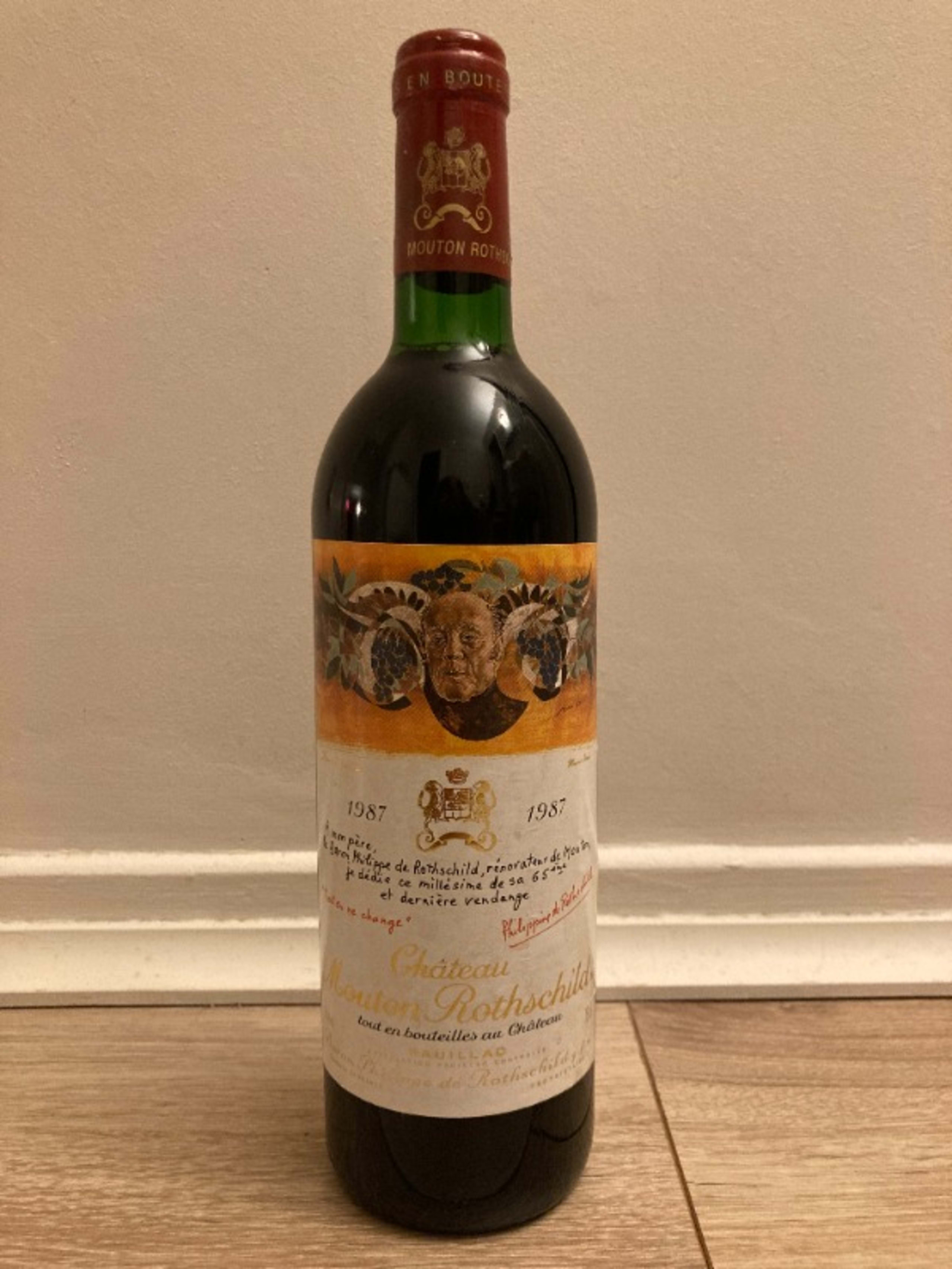 Château Mouton-Rothschild, Pauillac, 1987