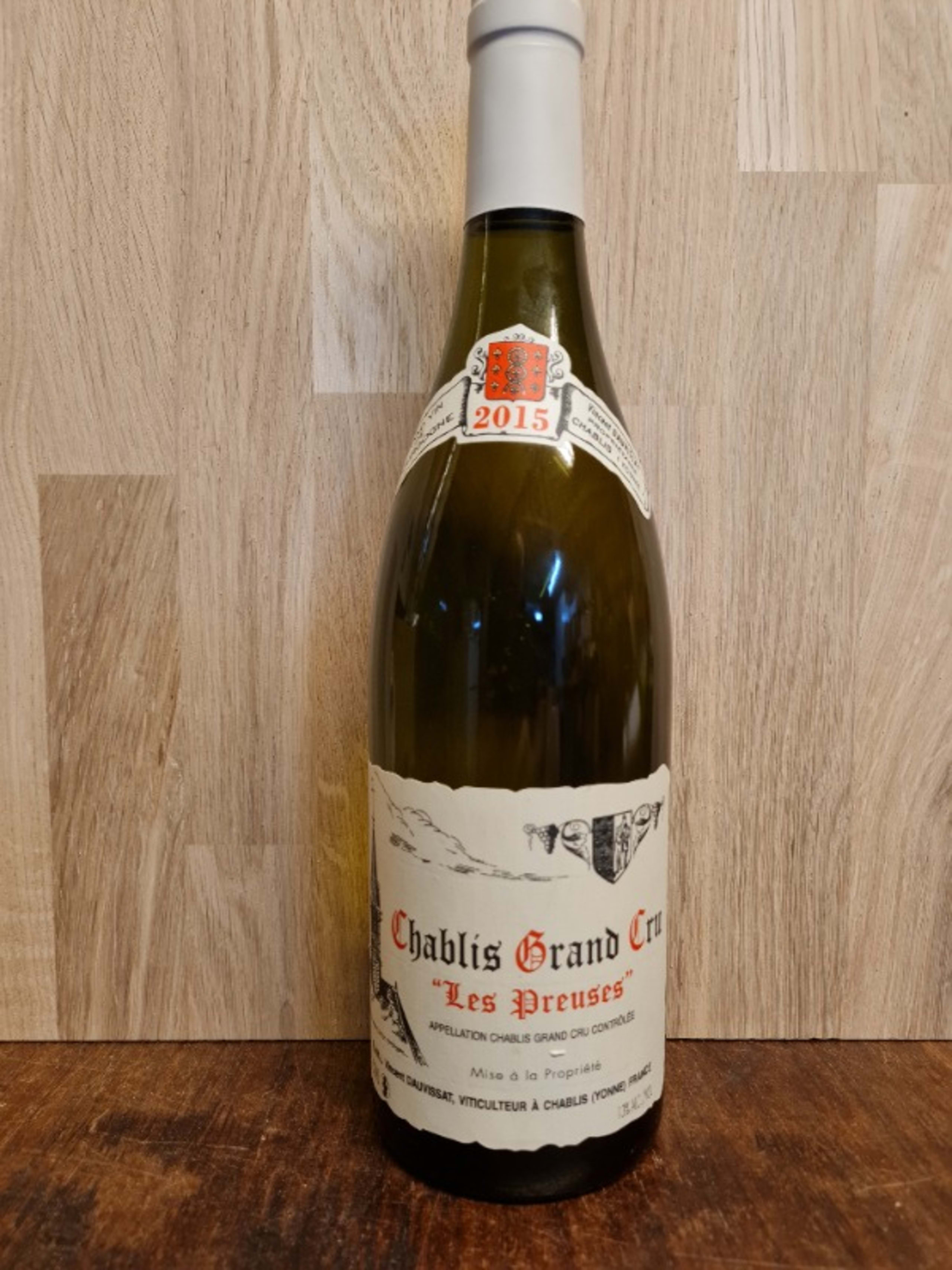 Chablis Grand Cru, les Preuses, Vincent Dauvissat, 2015