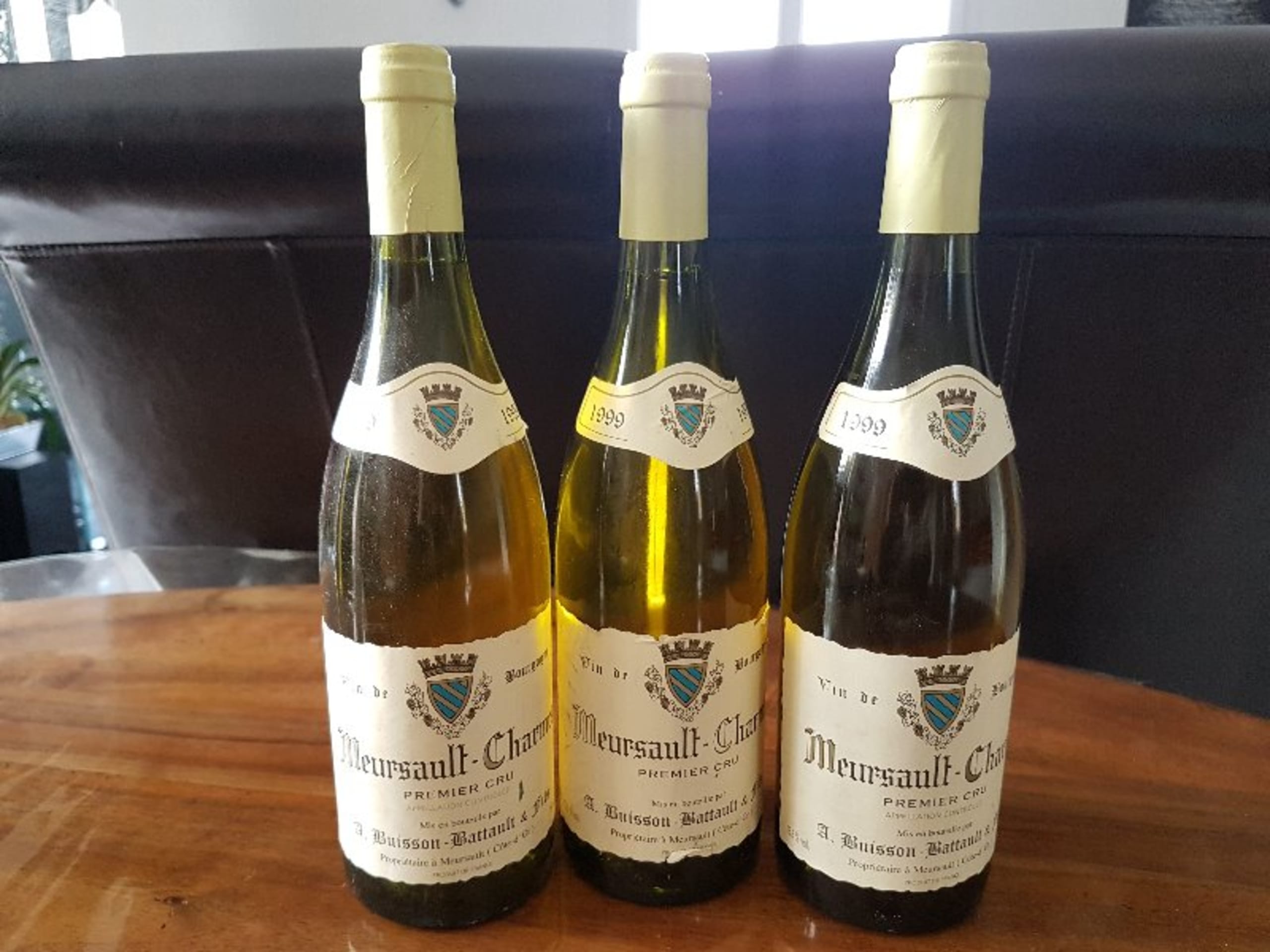 3 x Meursault, Charmes, Buisson-Battault, 1999