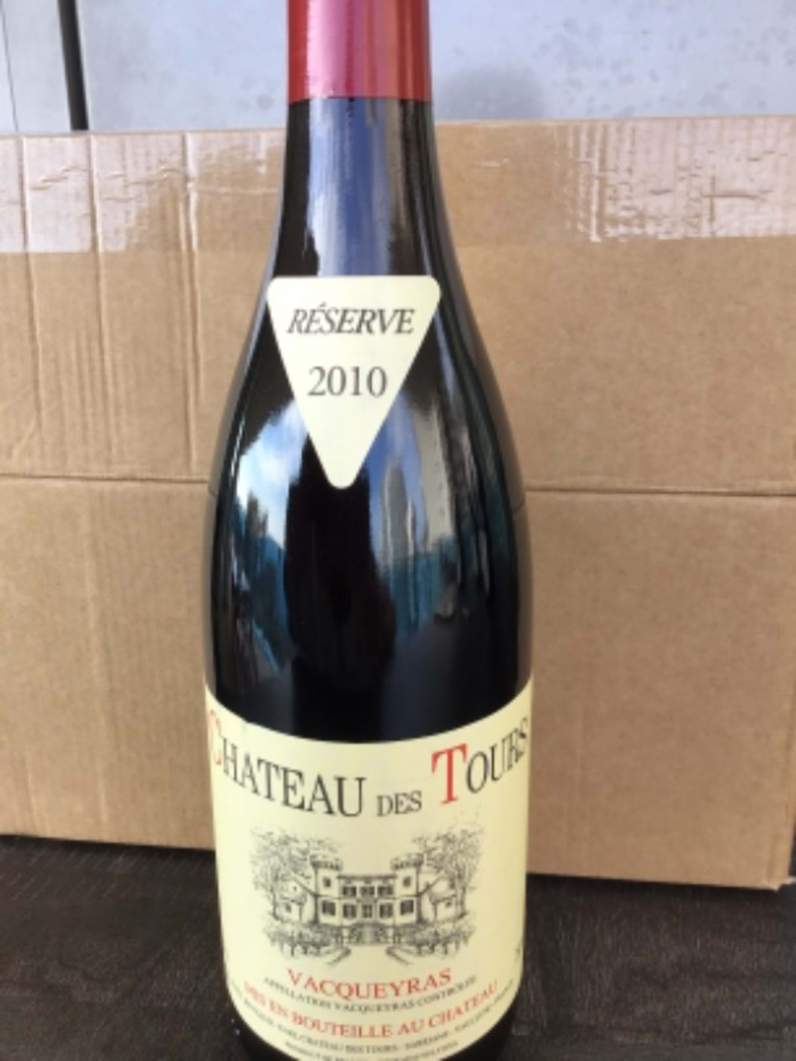 Vacqueyras, Château des Tours, 2010