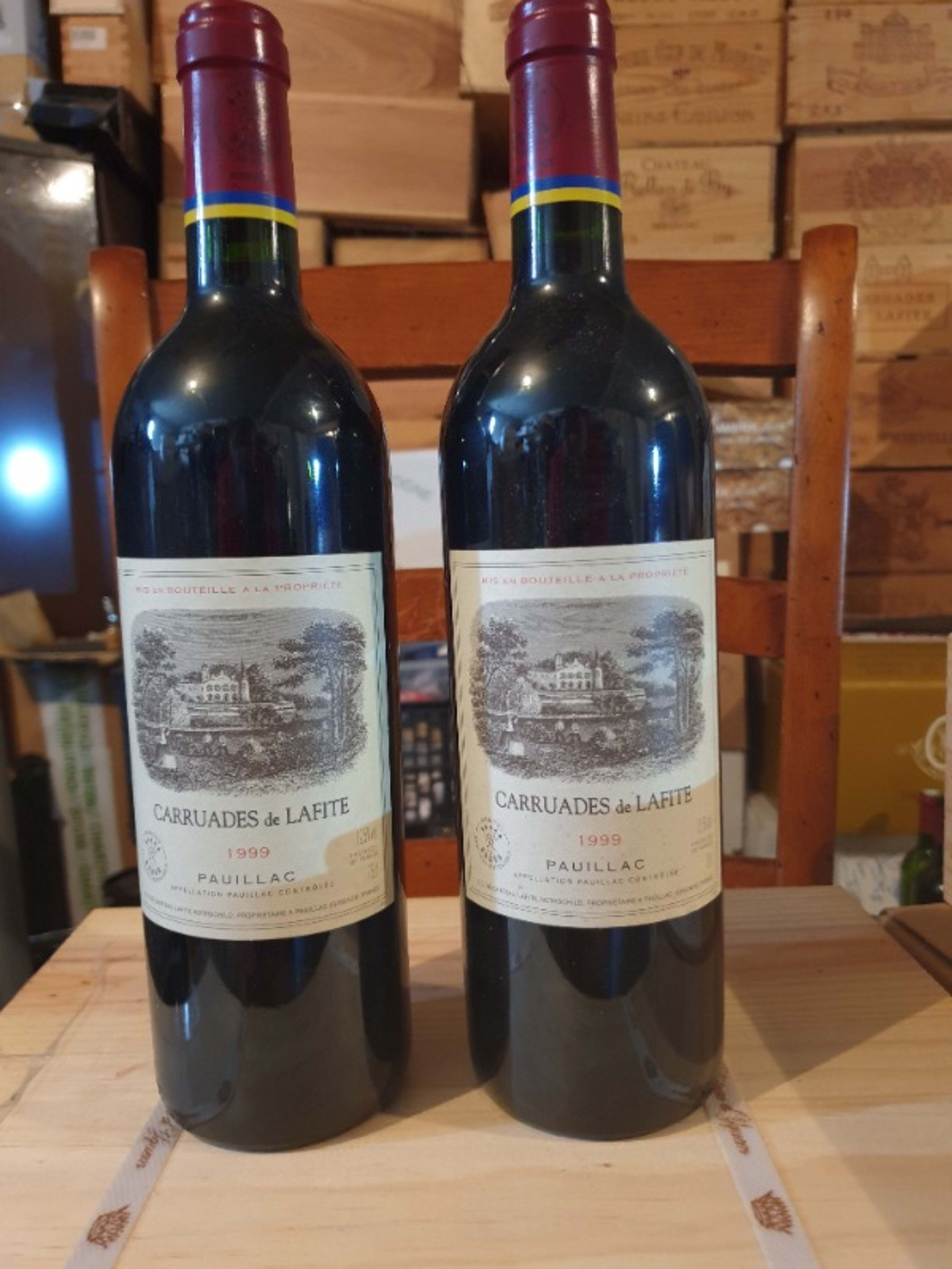 2 x Carruades, château Lafite Rothschild, Pauillac, 1999