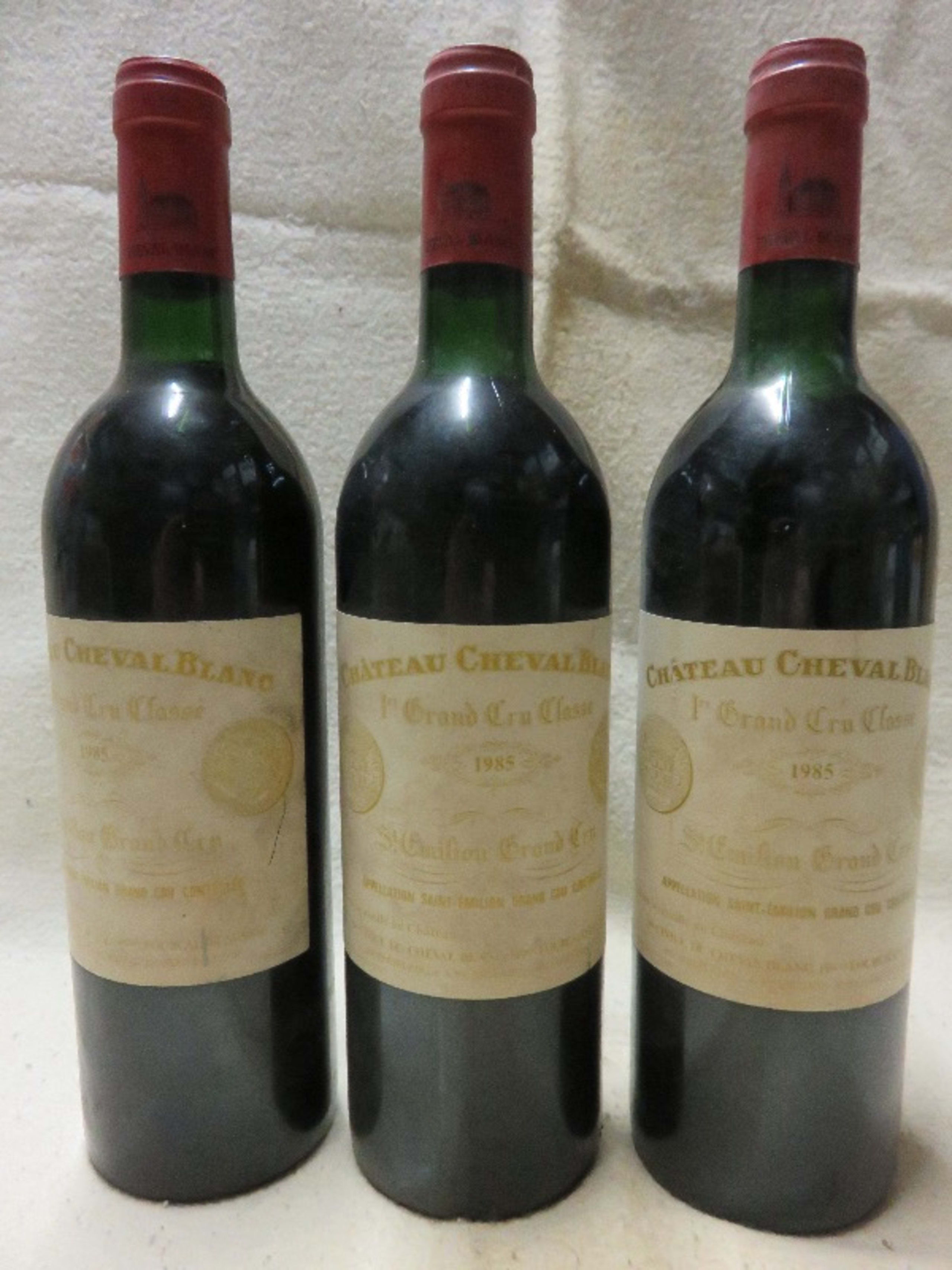 3 x CHÂTEAU CHEVAL BLANC, Saint-Émilion Grand Cru, 1985
