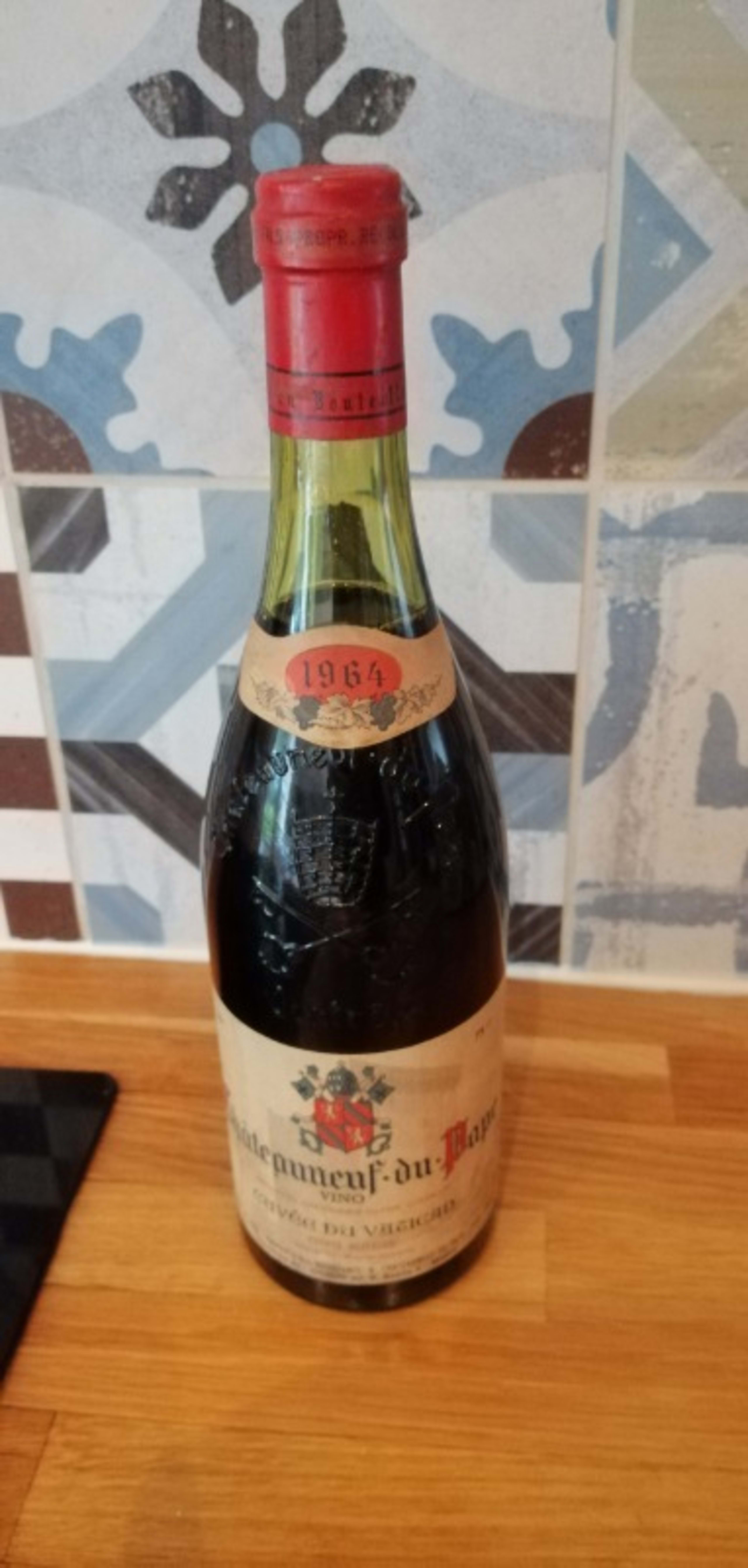 Châteauneuf-du-Pape, Cuvée du Vatican, Diffonty et fils, 1964