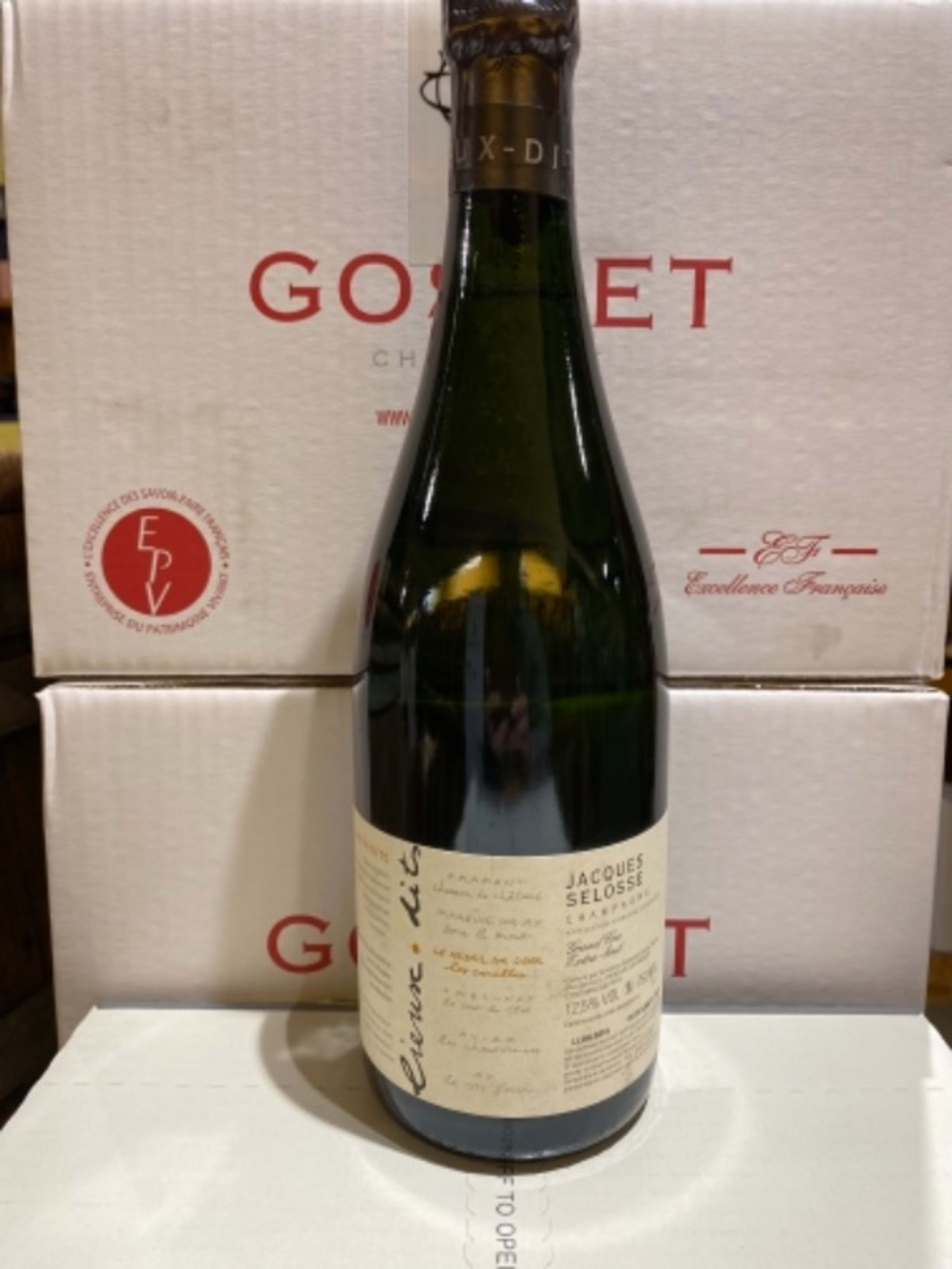 Lieux dits les carelles le mesnil, Jacques Selosse, Champagne (dégorg.2015)