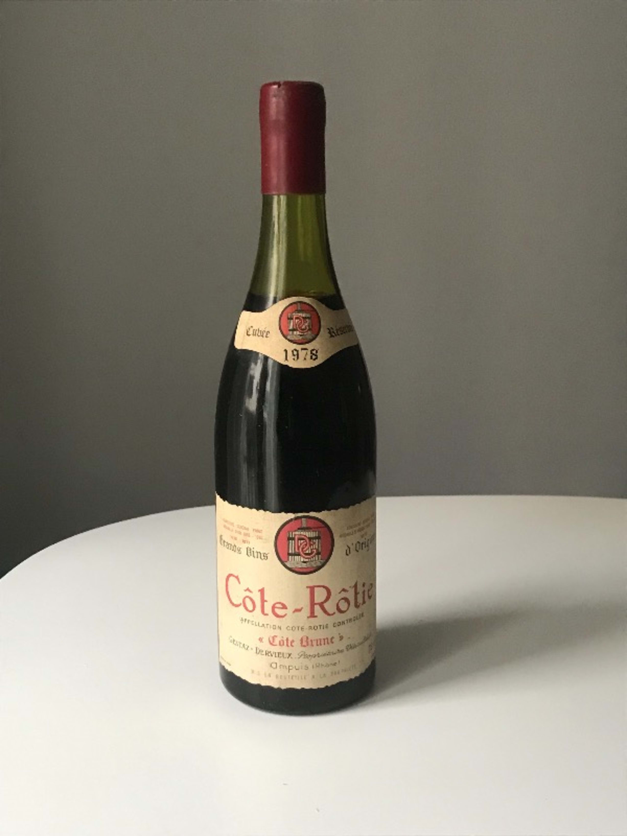 Côte-Rôtie, Côte Brune, Marius Gentaz Dervieux, 1978