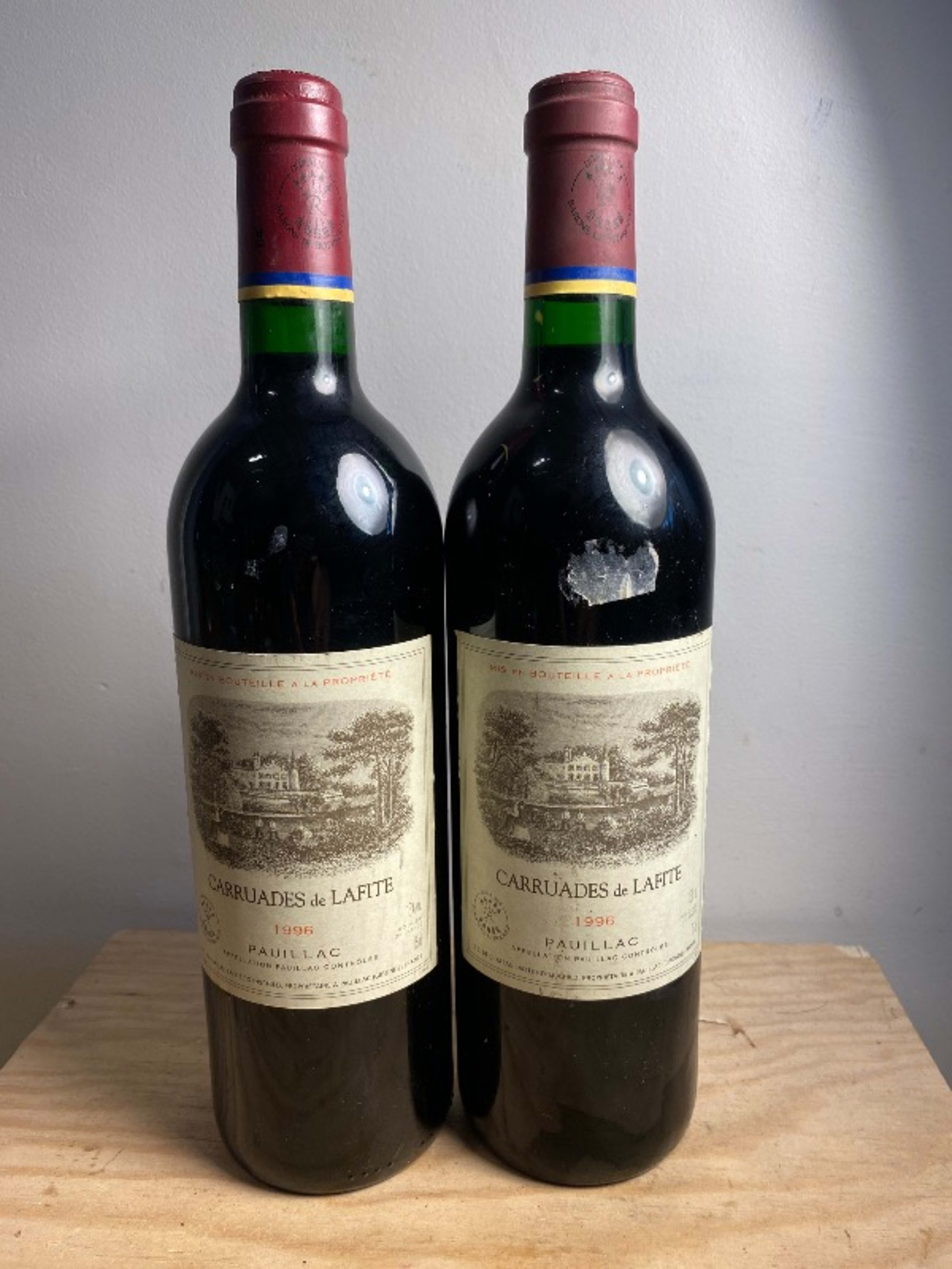 2 x Carruades de Lafite, Château Lafite Rothschild, Pauillac, 1996