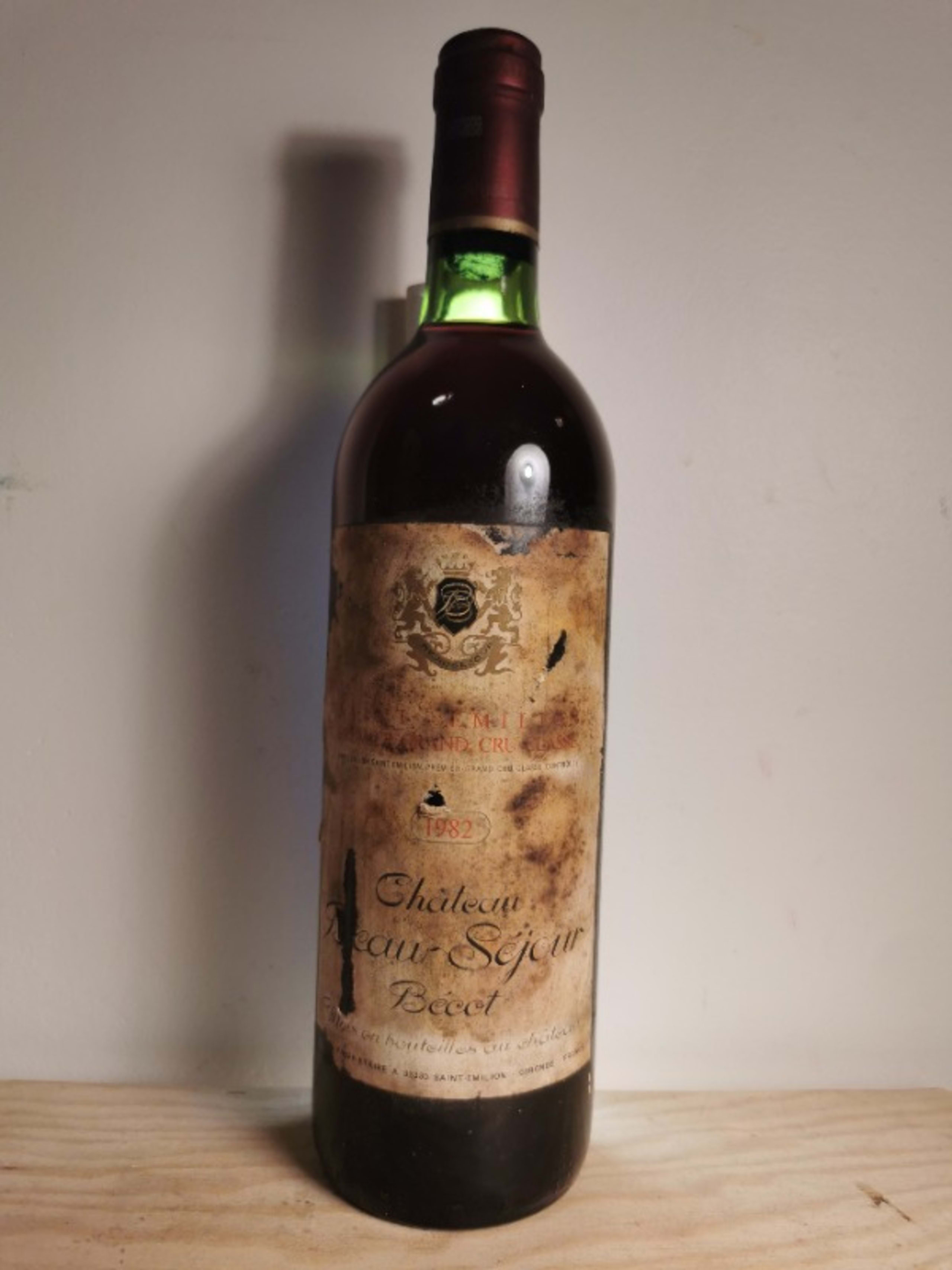 Château Beau-Séjour Bécot, Saint-Émilion Grand Cru, 1982