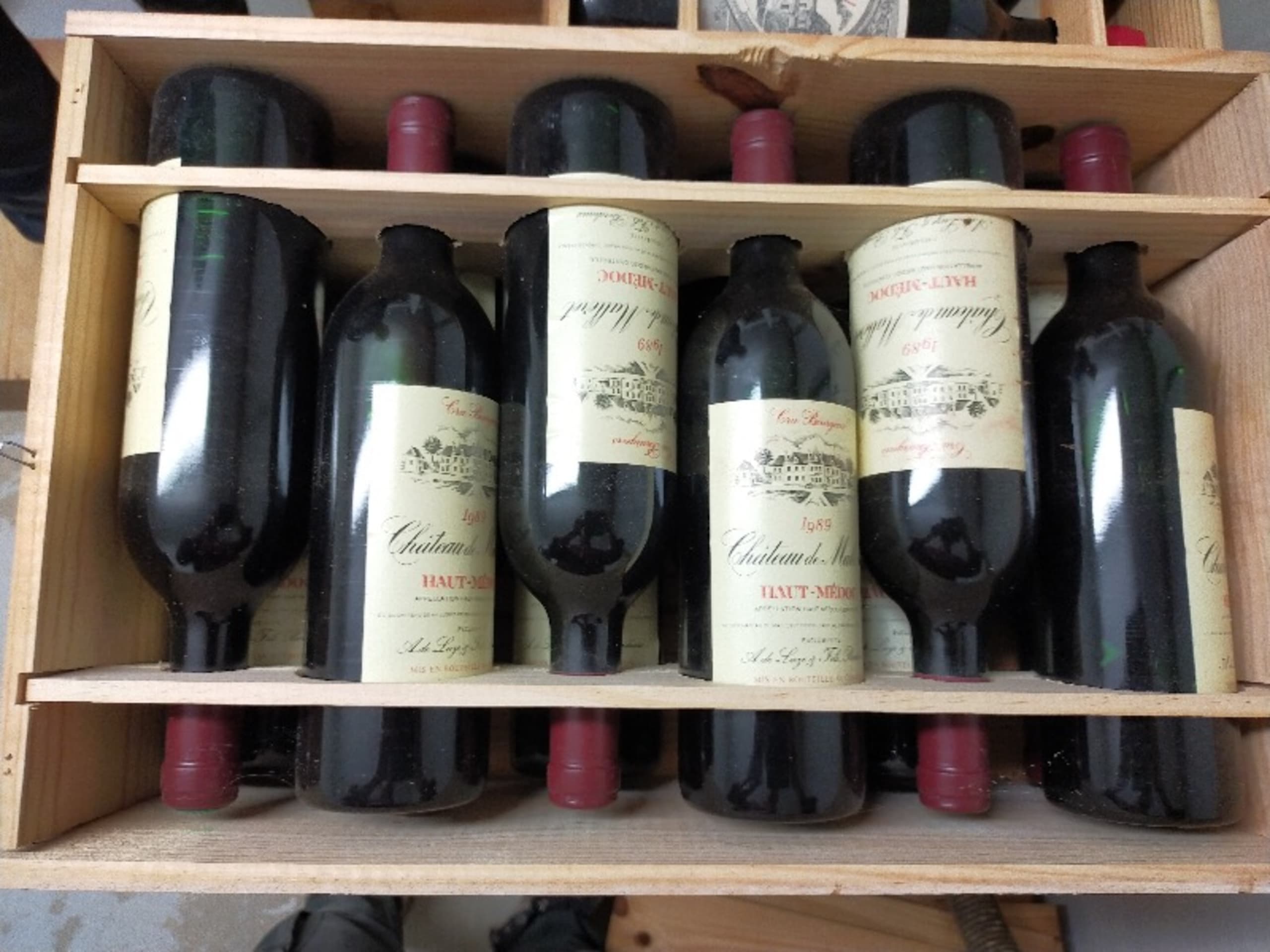 CBO/OWC 12 x CHATEAU MALLERET, Haut-Médoc, 1989