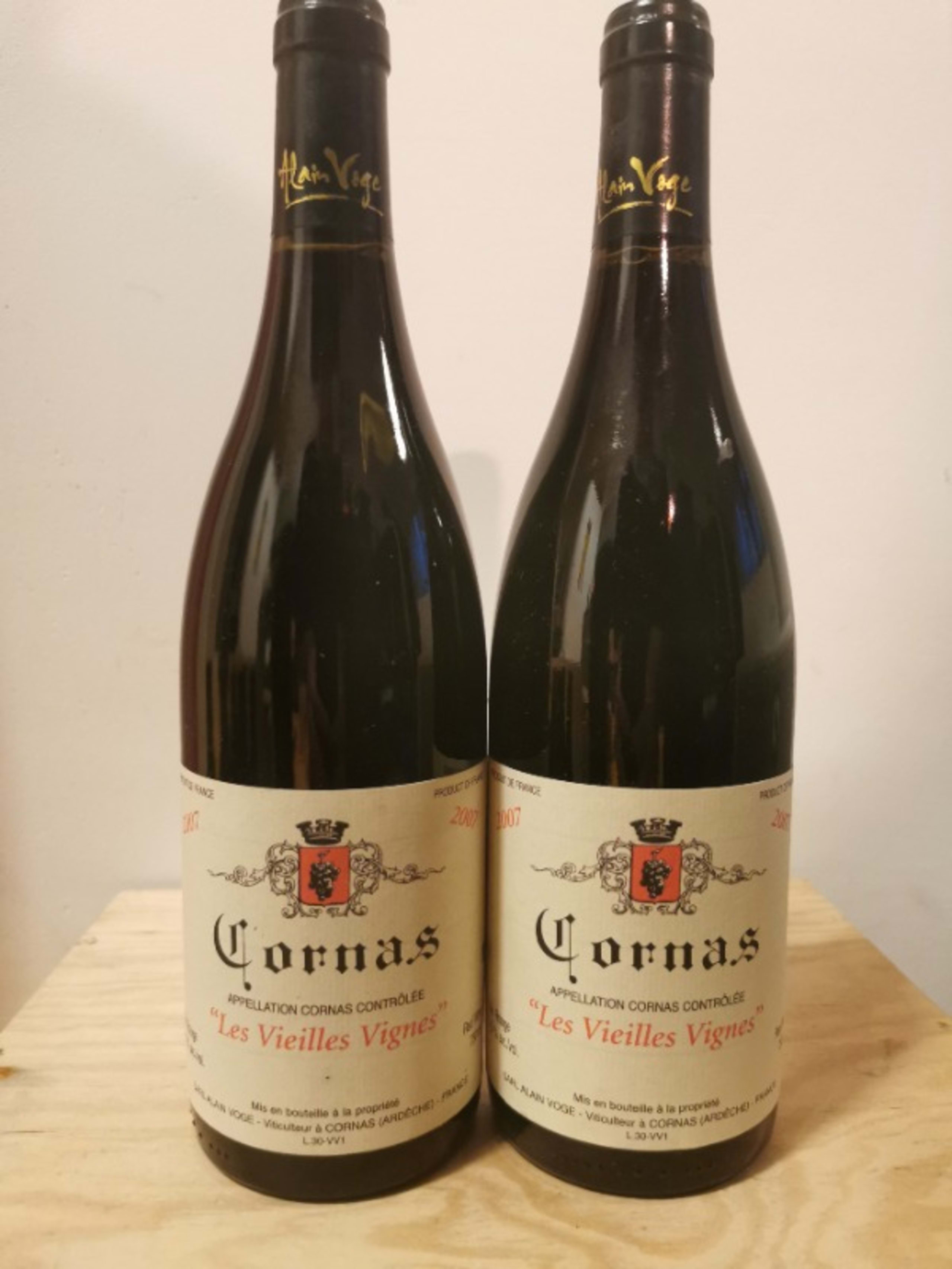 2 x Cornas, Les Vieilles Vignes, Alain Voge, 2007