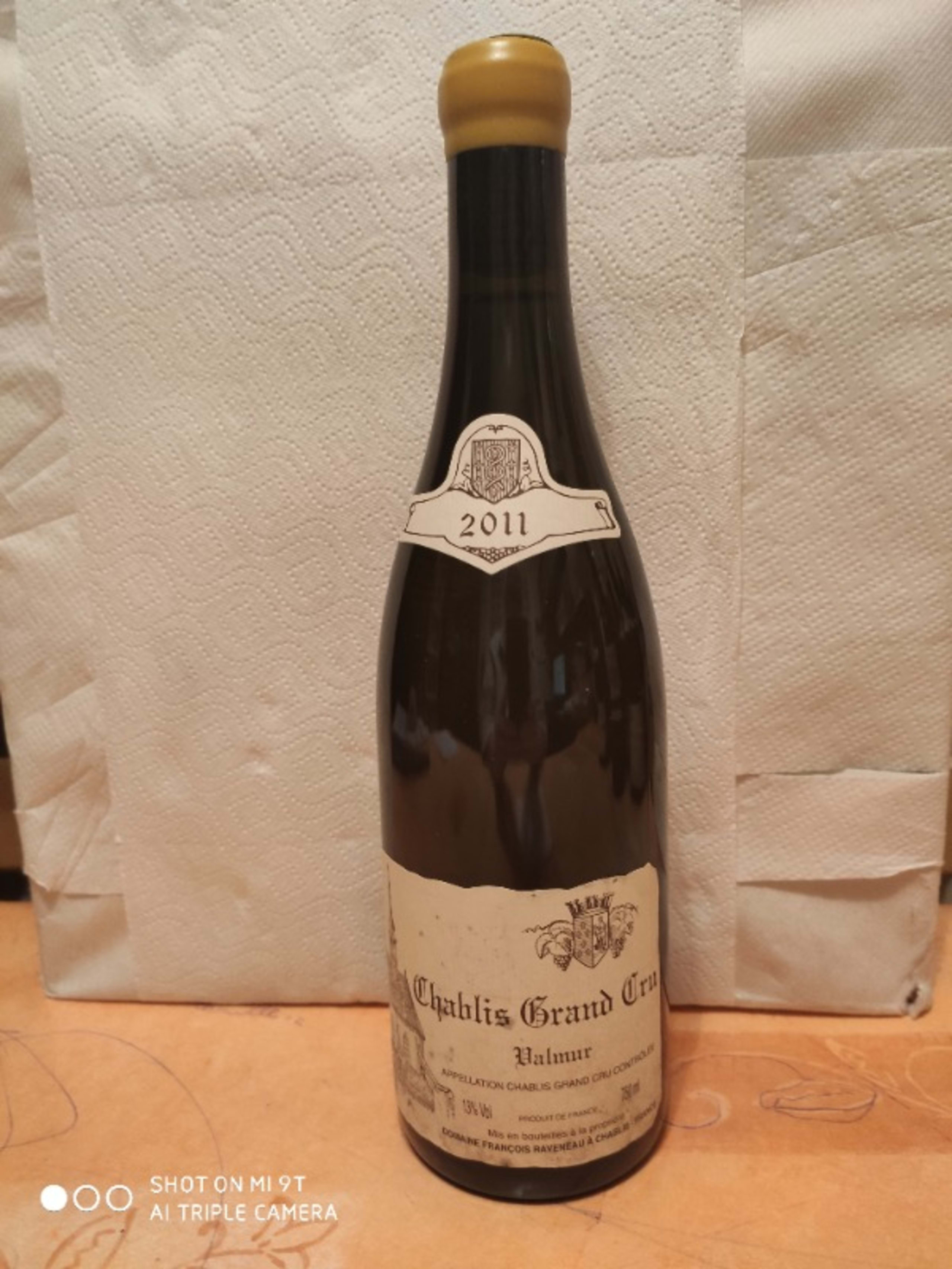 Chablis Grand Cru, Valmur, Domaine Francois Raveneau, 2011