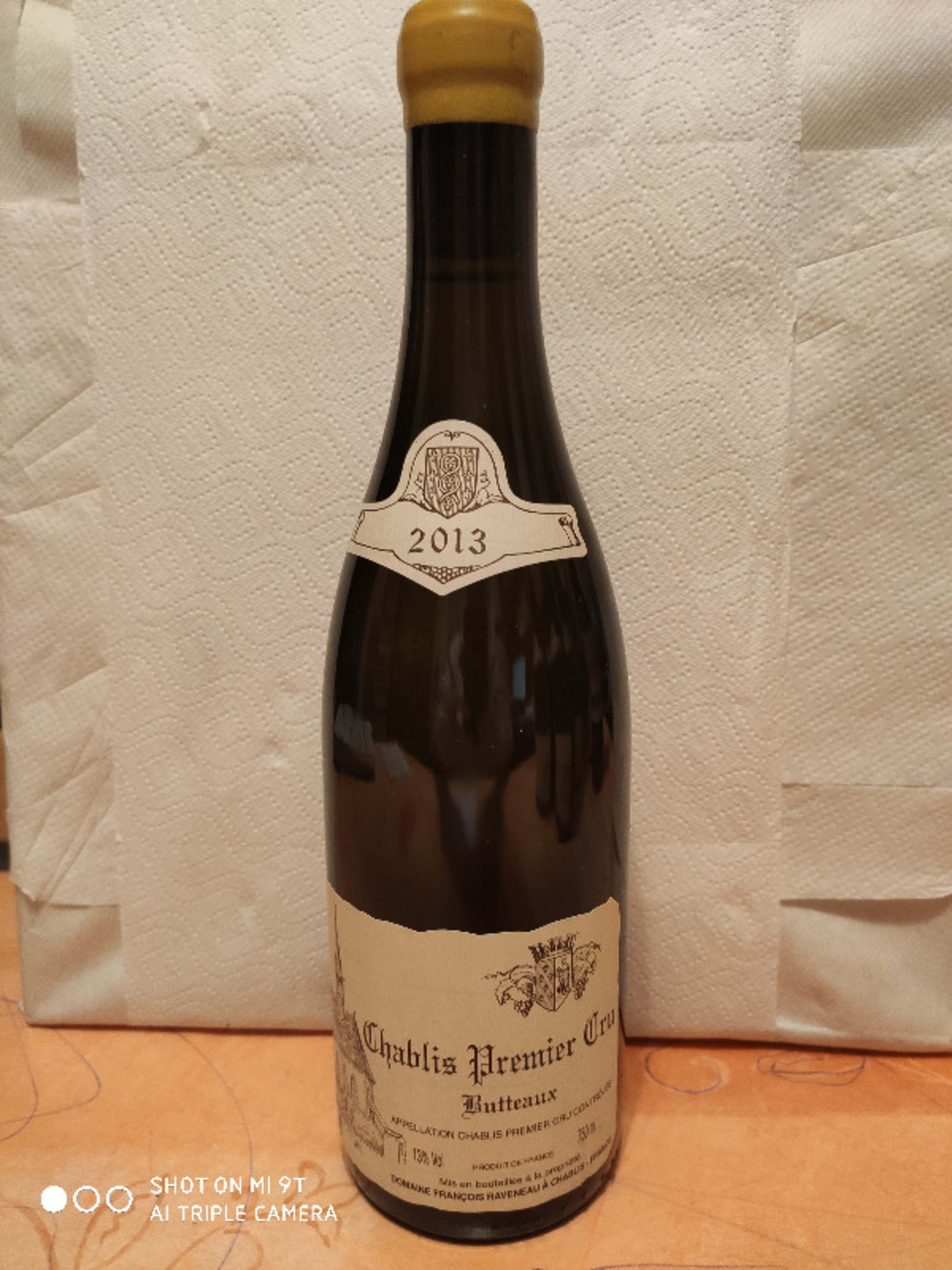Chablis Premier Cru, "Butteaux", Domaine François Raveneau, 2013