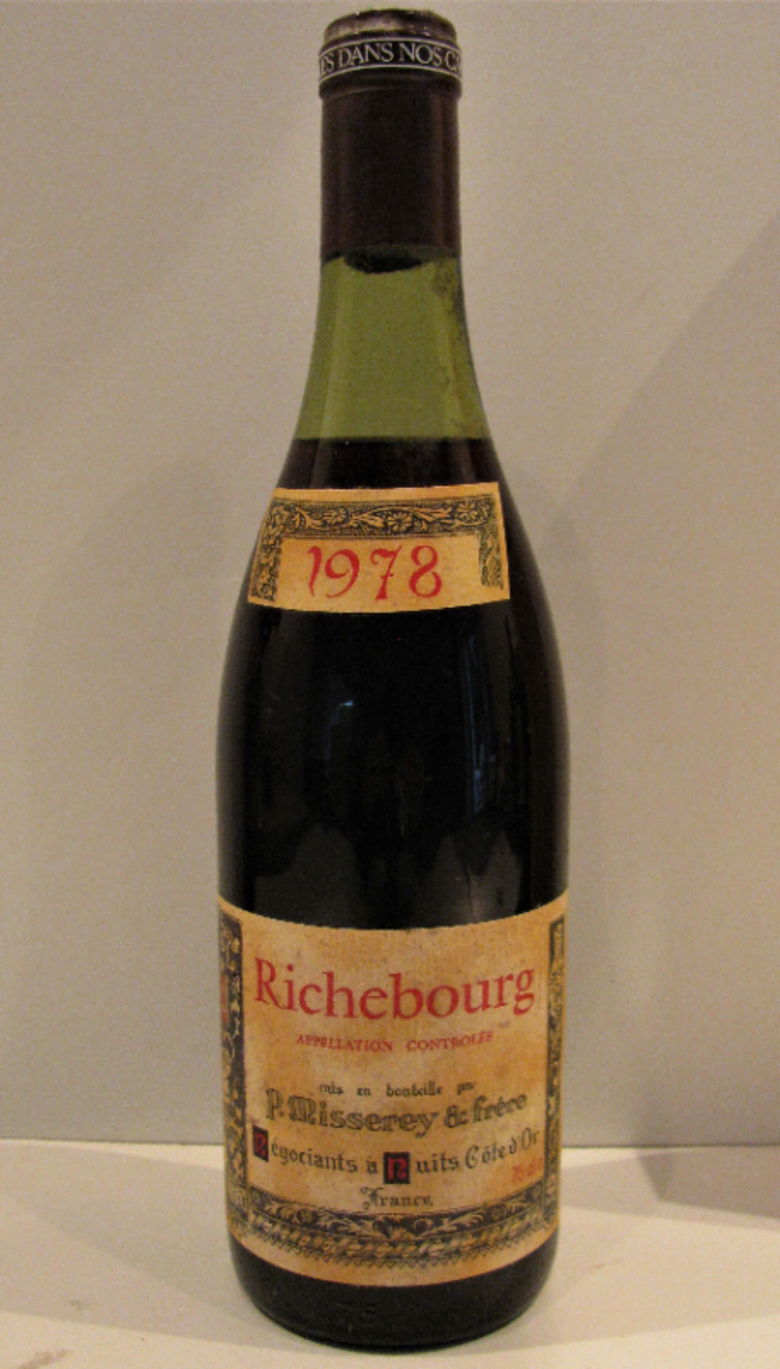 Richebourg, Grand Cru, Misserey & Frère, 1978