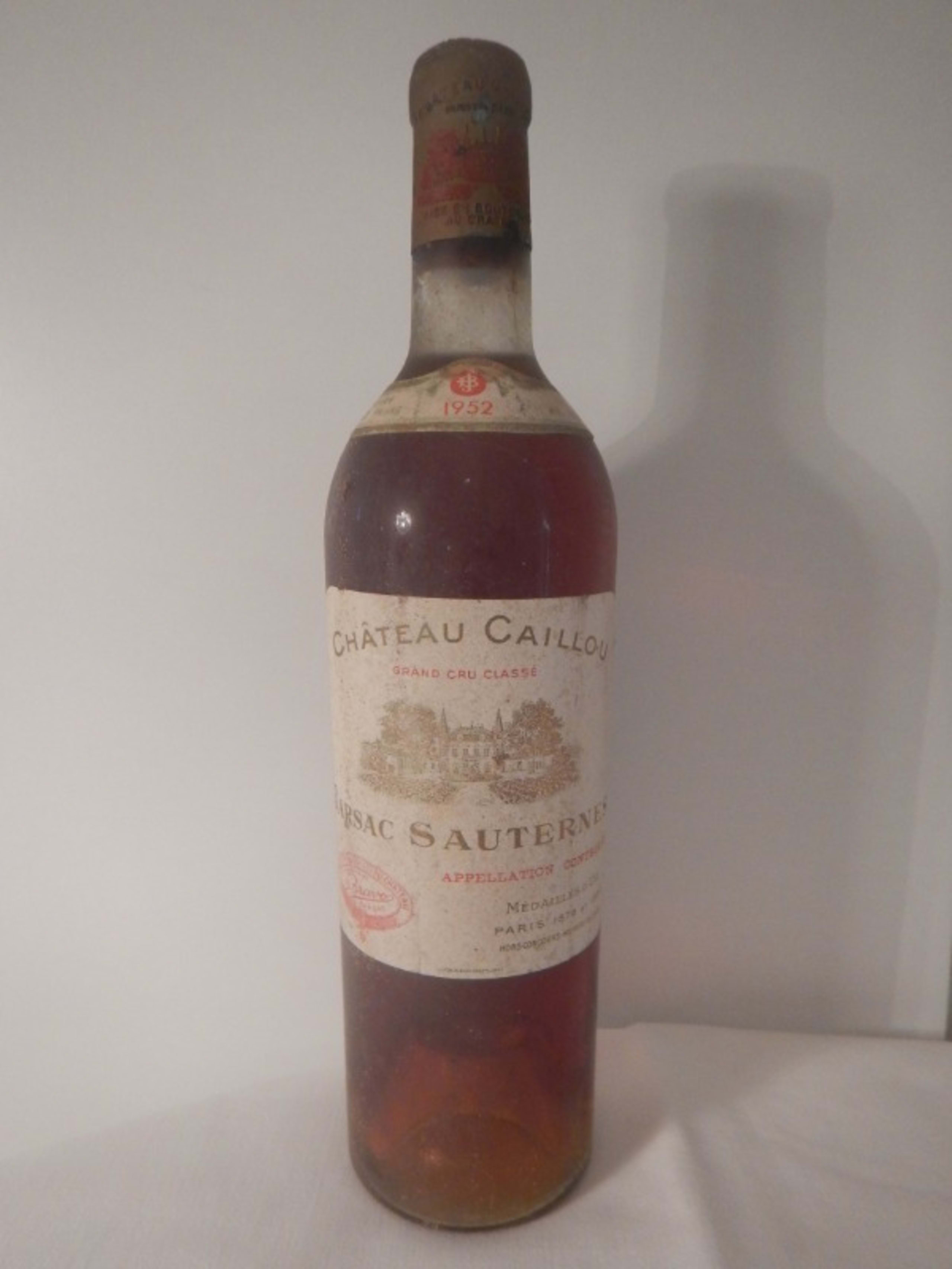 Sauternes, Château Caillou, Barsac, 1952