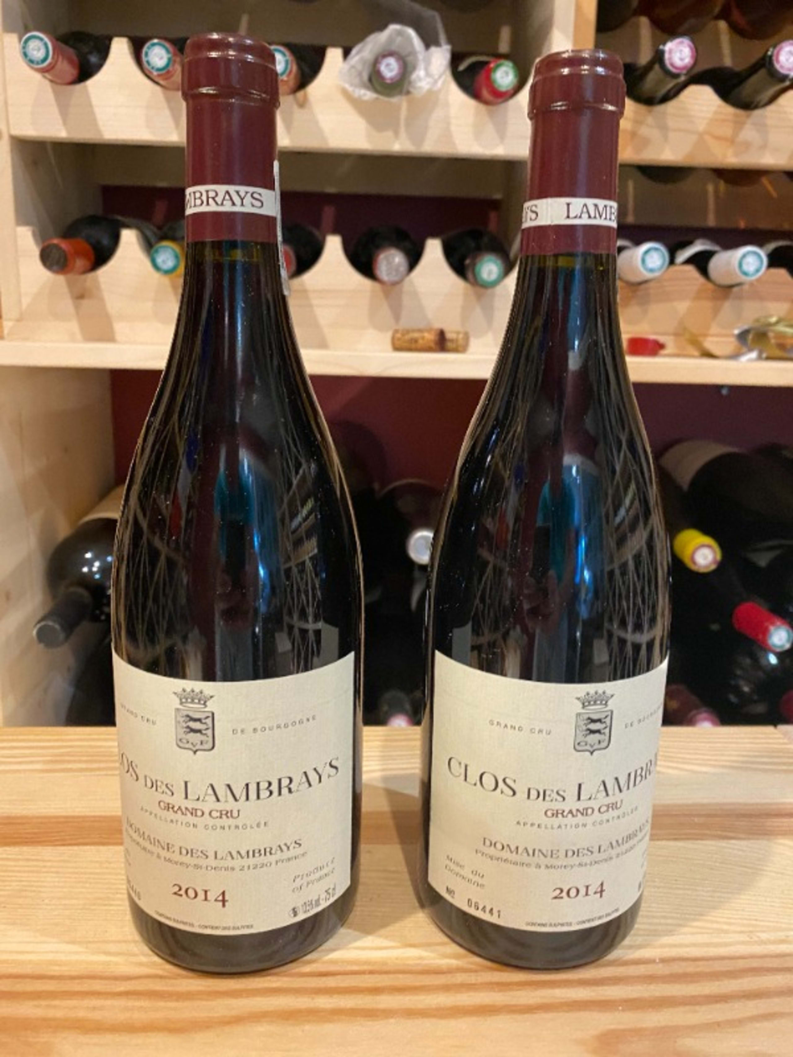 2 x Clos-des-Lambrays, Grand Cru, Domaine des Lambrays, 2014
