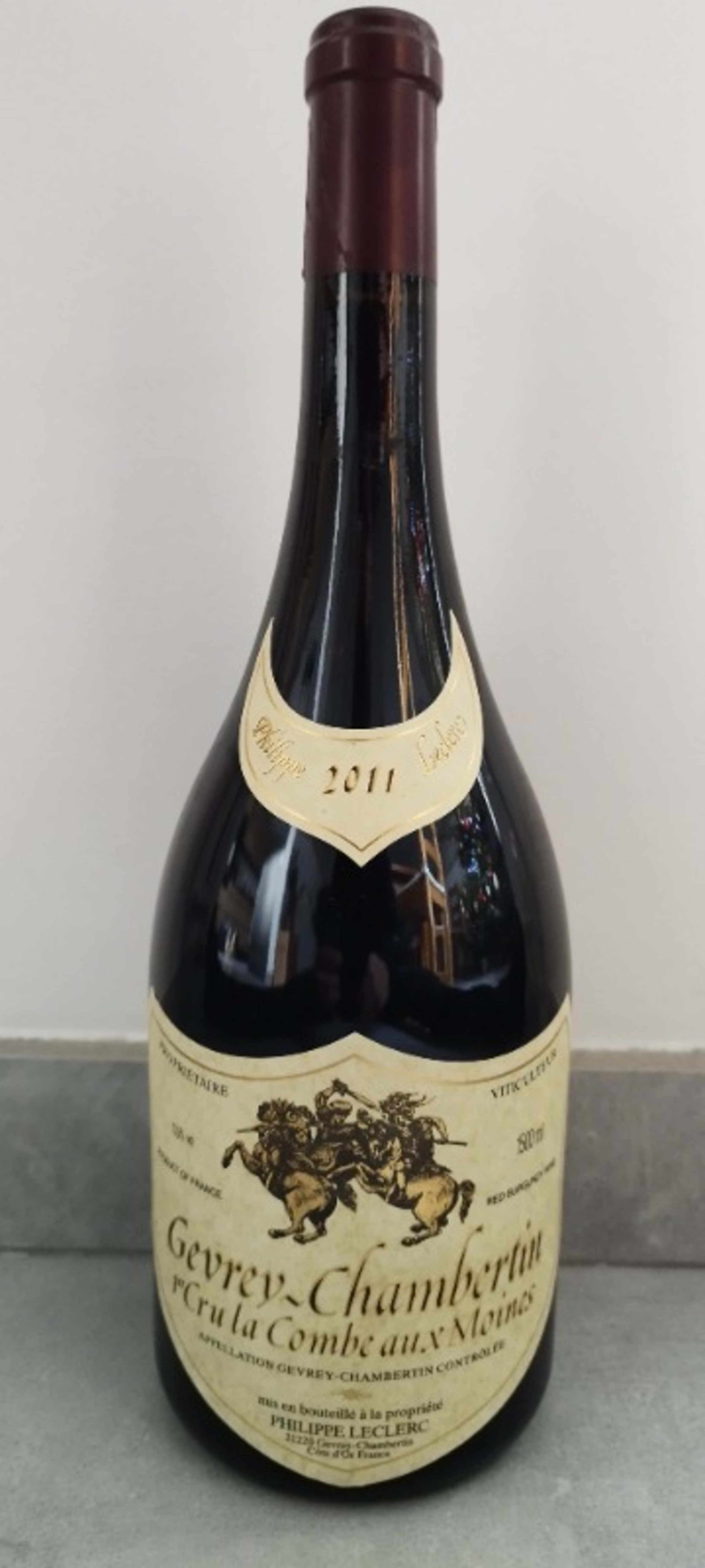 Gevrey-Chambertin, 1er Cru Combes aux Moines, Philippe Leclerc, 2011