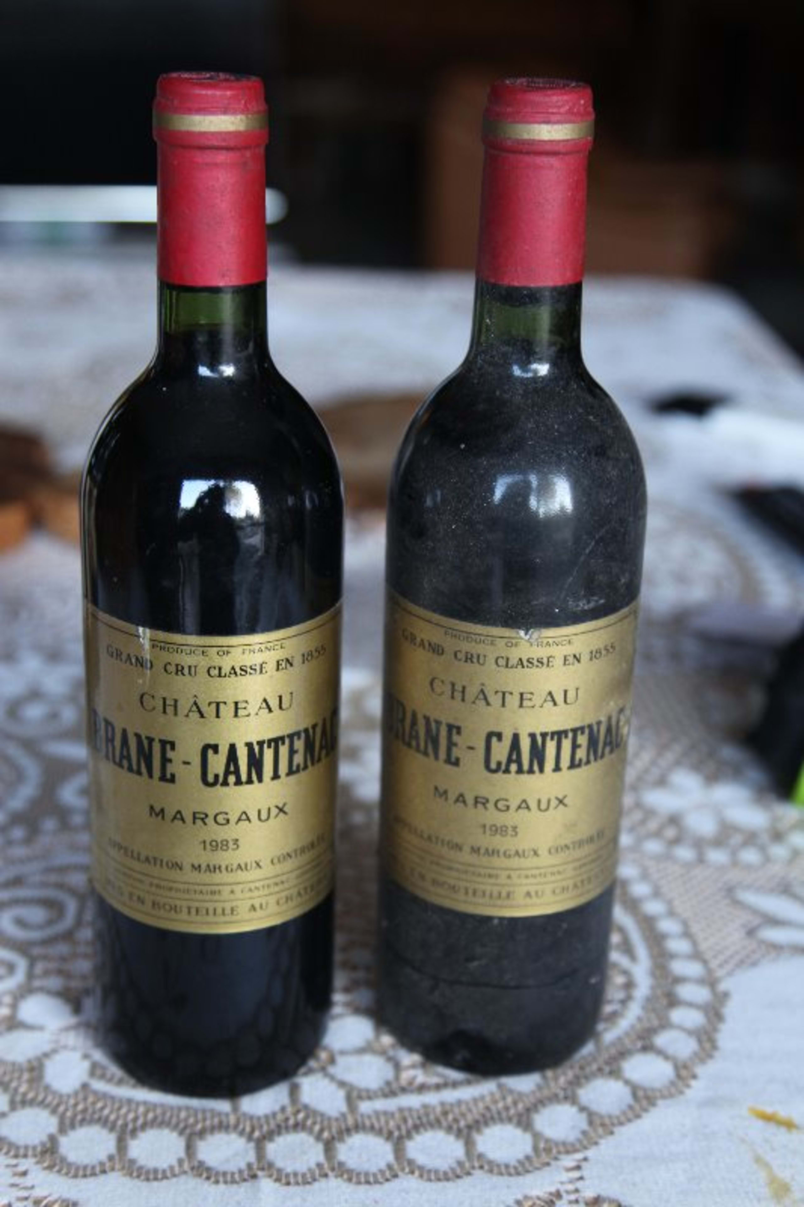 2 x Château Brane Cantenac, Margaux, 1983