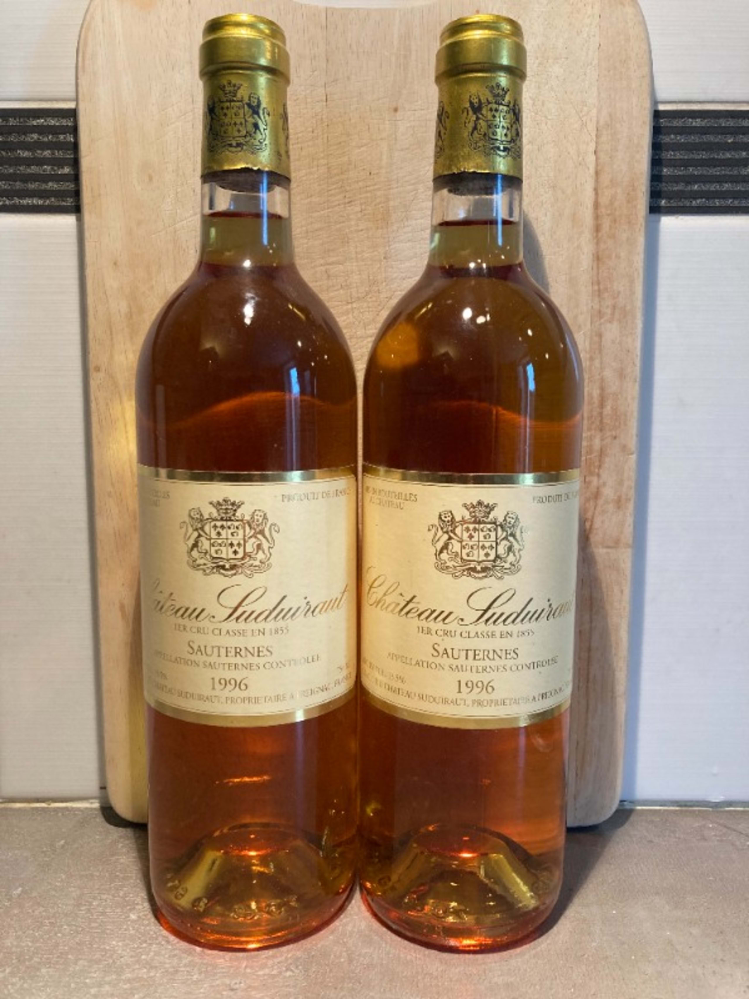 2 x 1er cru classé, Château Suduiraut, Sauternes, 1996