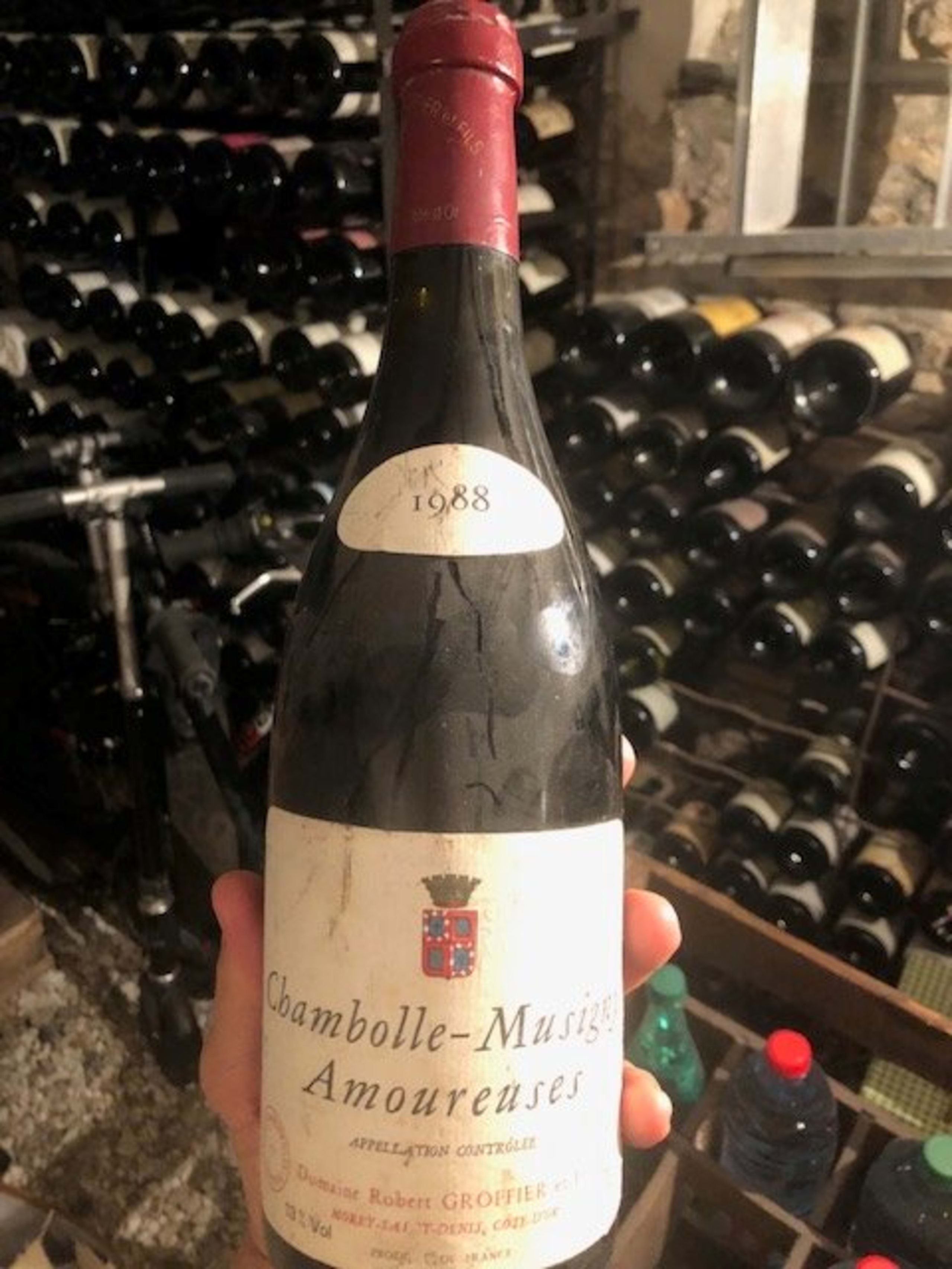 Chambolle-Musigny, 1er cru les Amoureuses, GROFFIER, 1988
