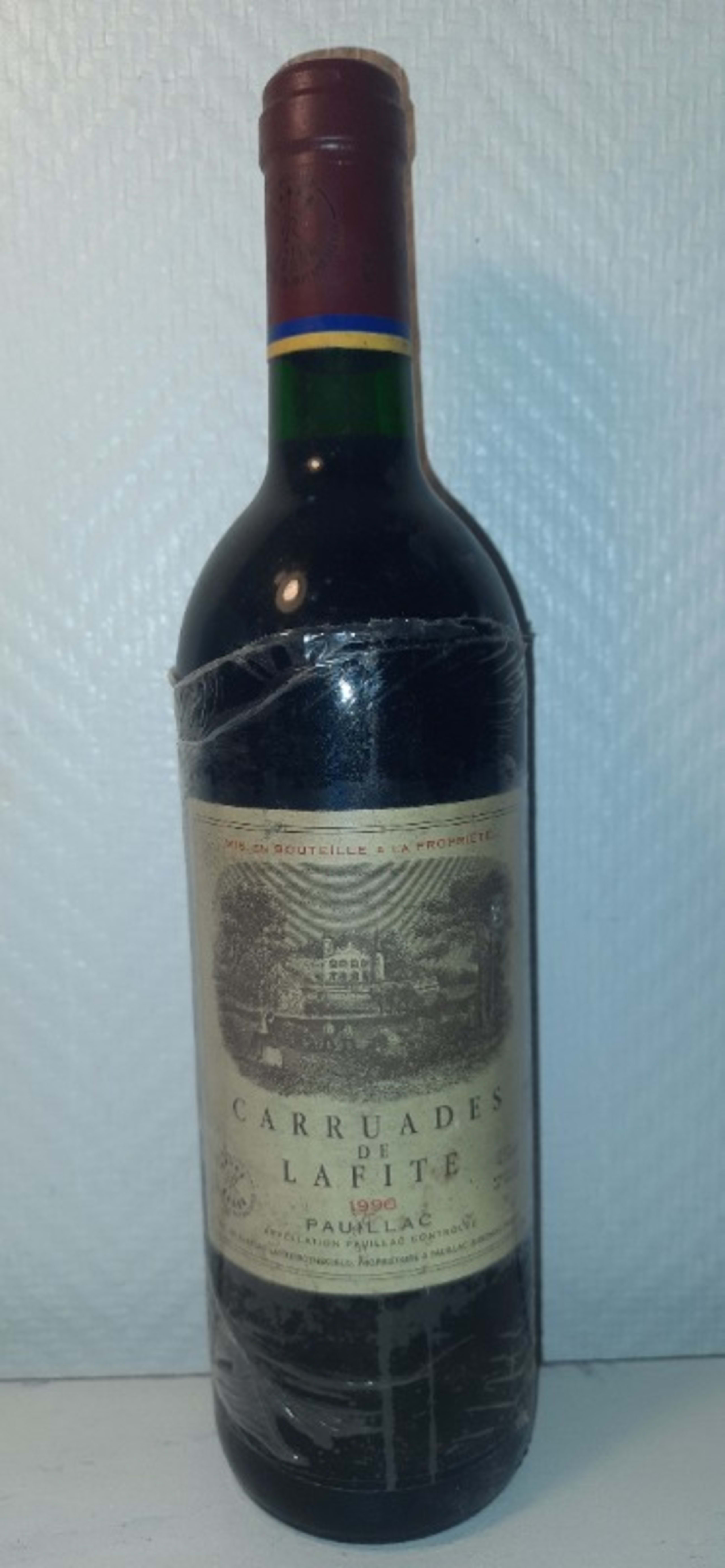 Carruades, château Lafite Rothschild, Pauillac, 1990