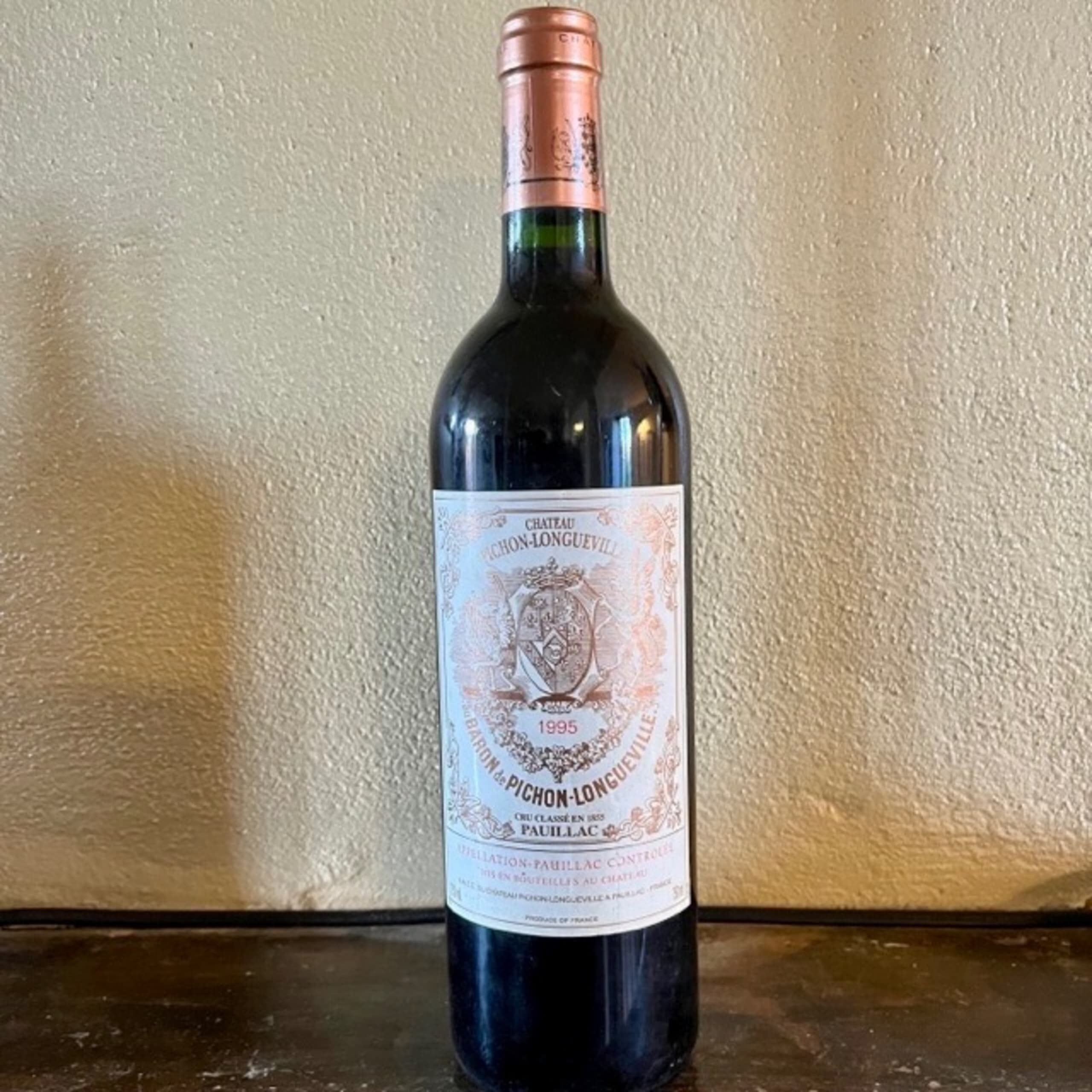 au Baron, château Pichon Longueville, Pauillac, 1995