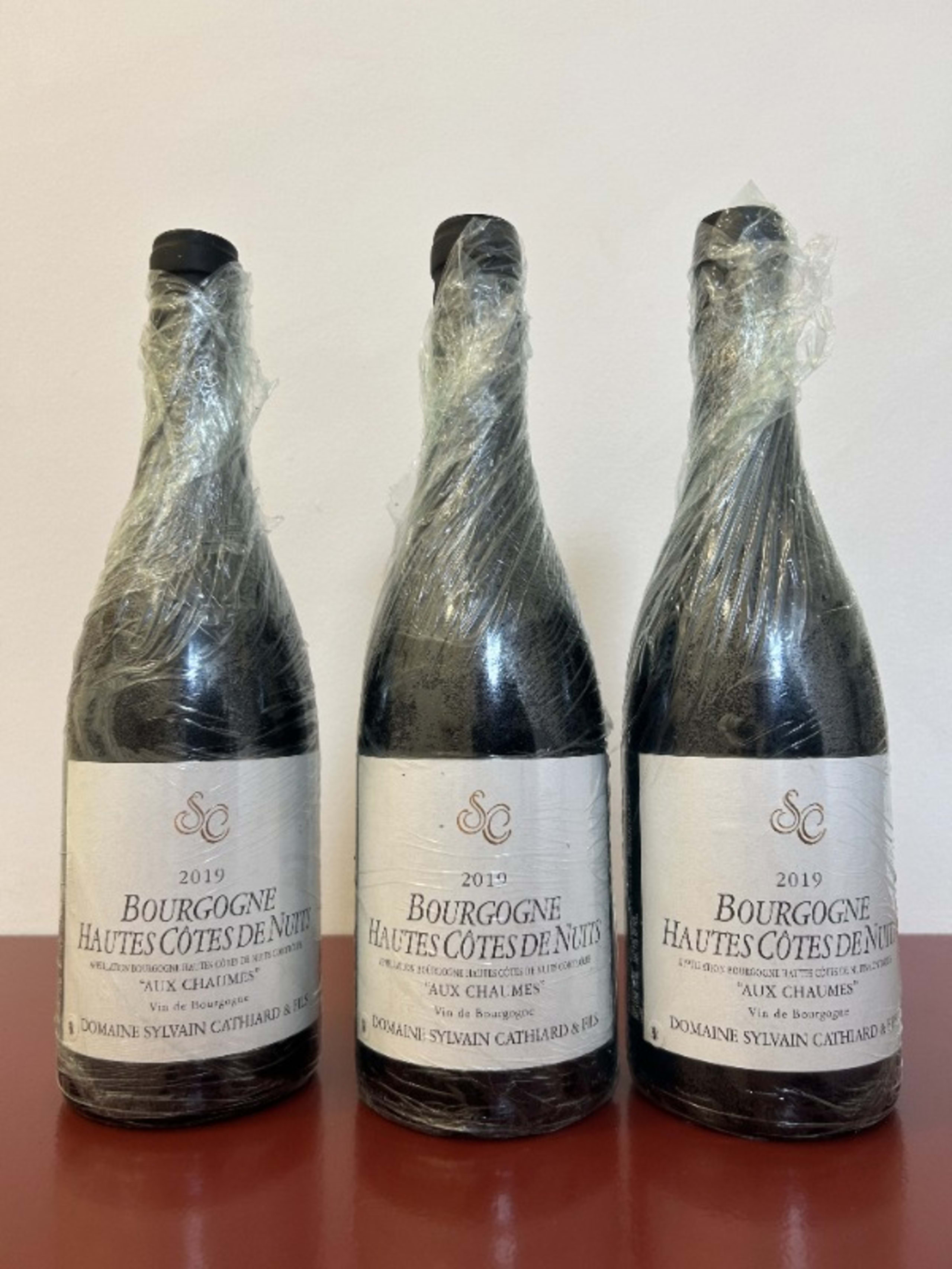 3 x Hautes-Côtes-de-Nuits, " Aux Chaumes", Sylvain Cathiard et Fils, 2019