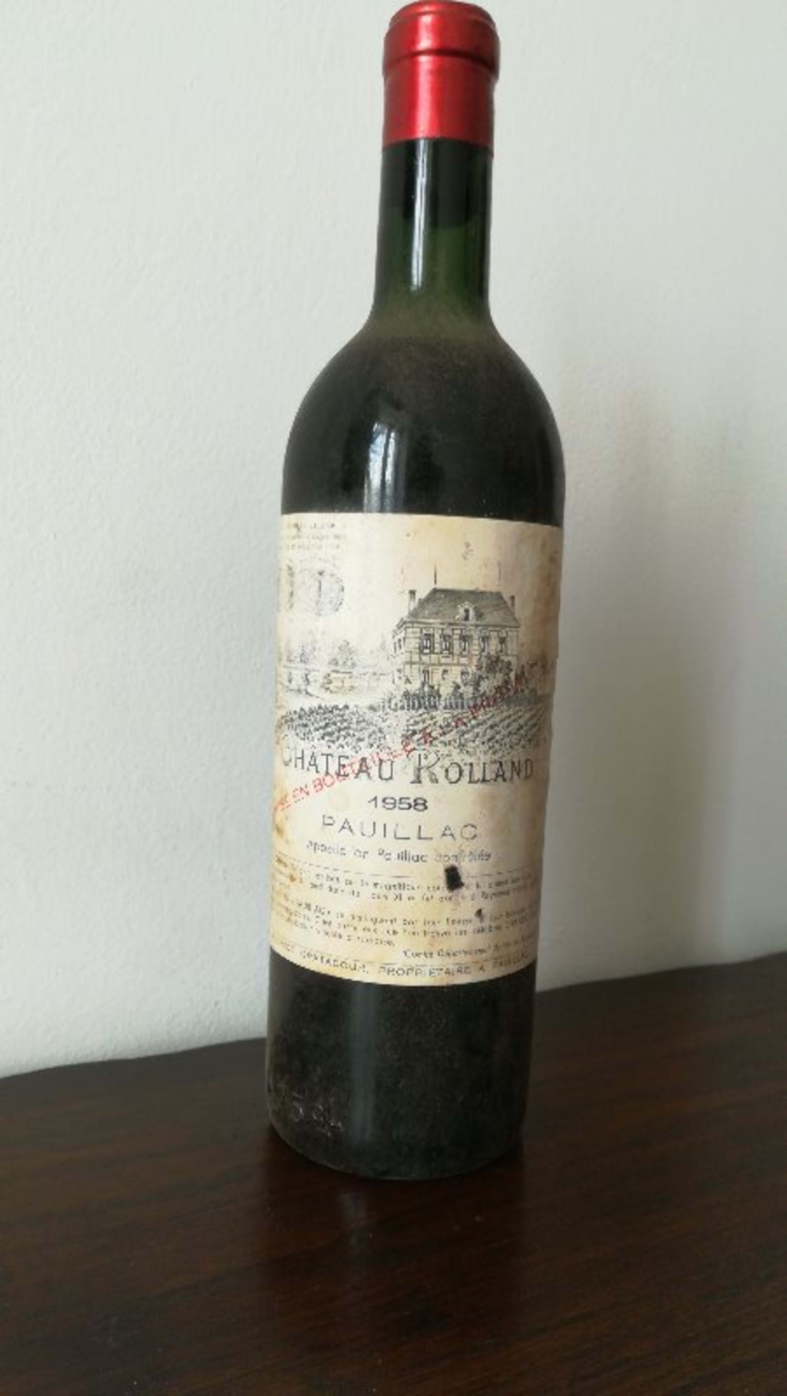 Chateau Rolland, Pauillac, 1958