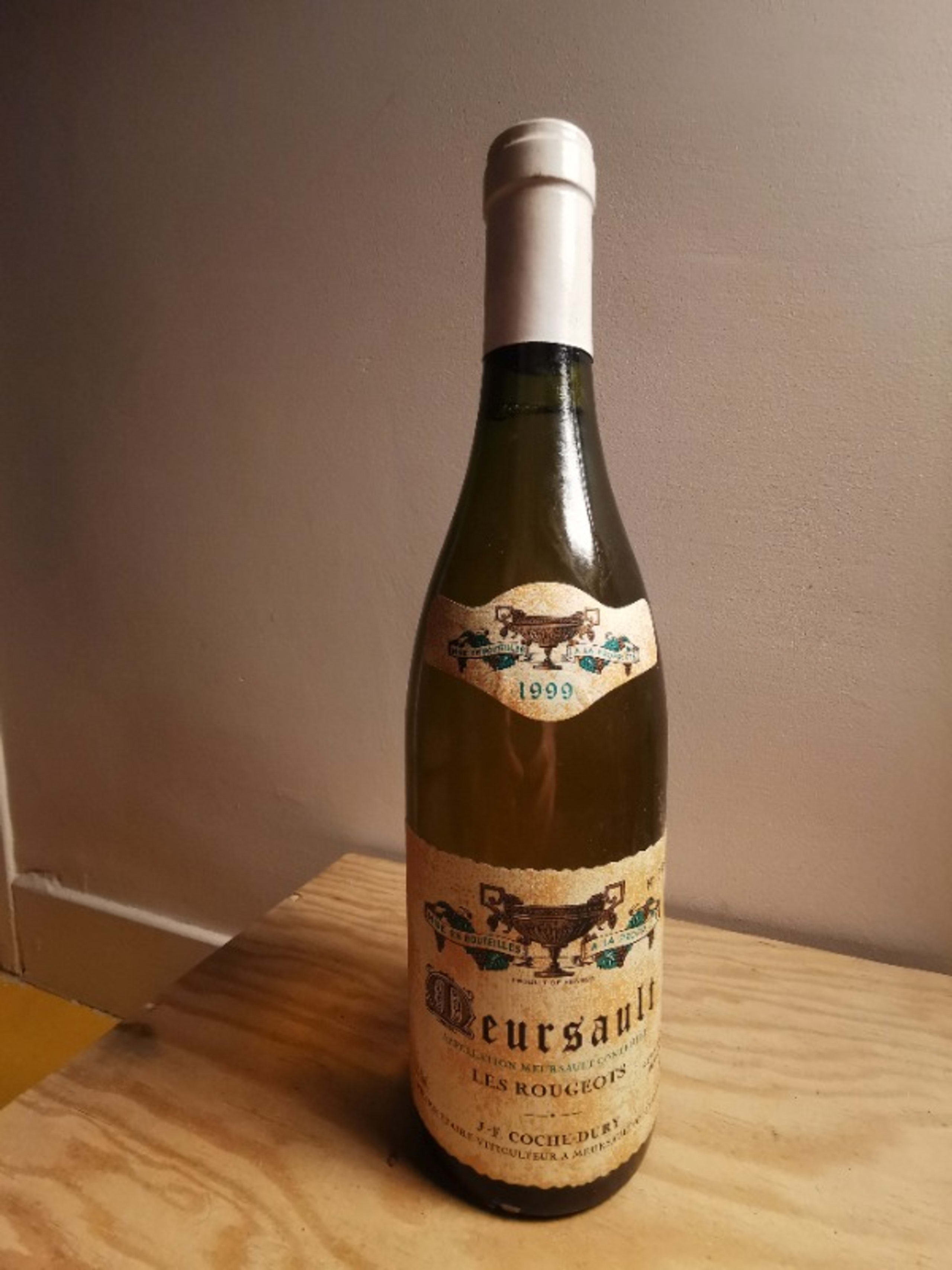 6 x Meursault, Les Rougeots, J. F. Coche-Dury, 1999