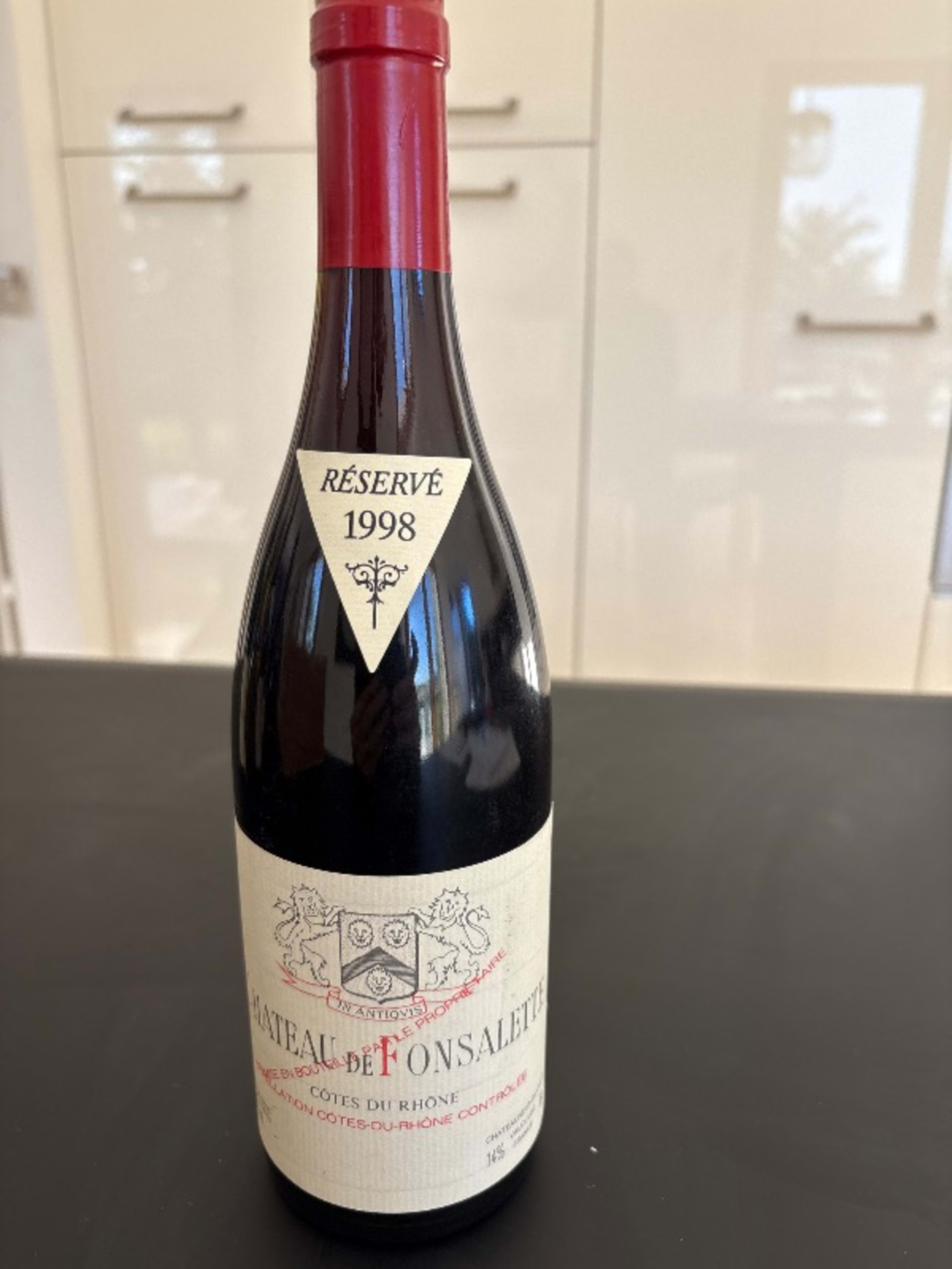 Côtes-du-Rhône, Château de Fonsalette, 1998