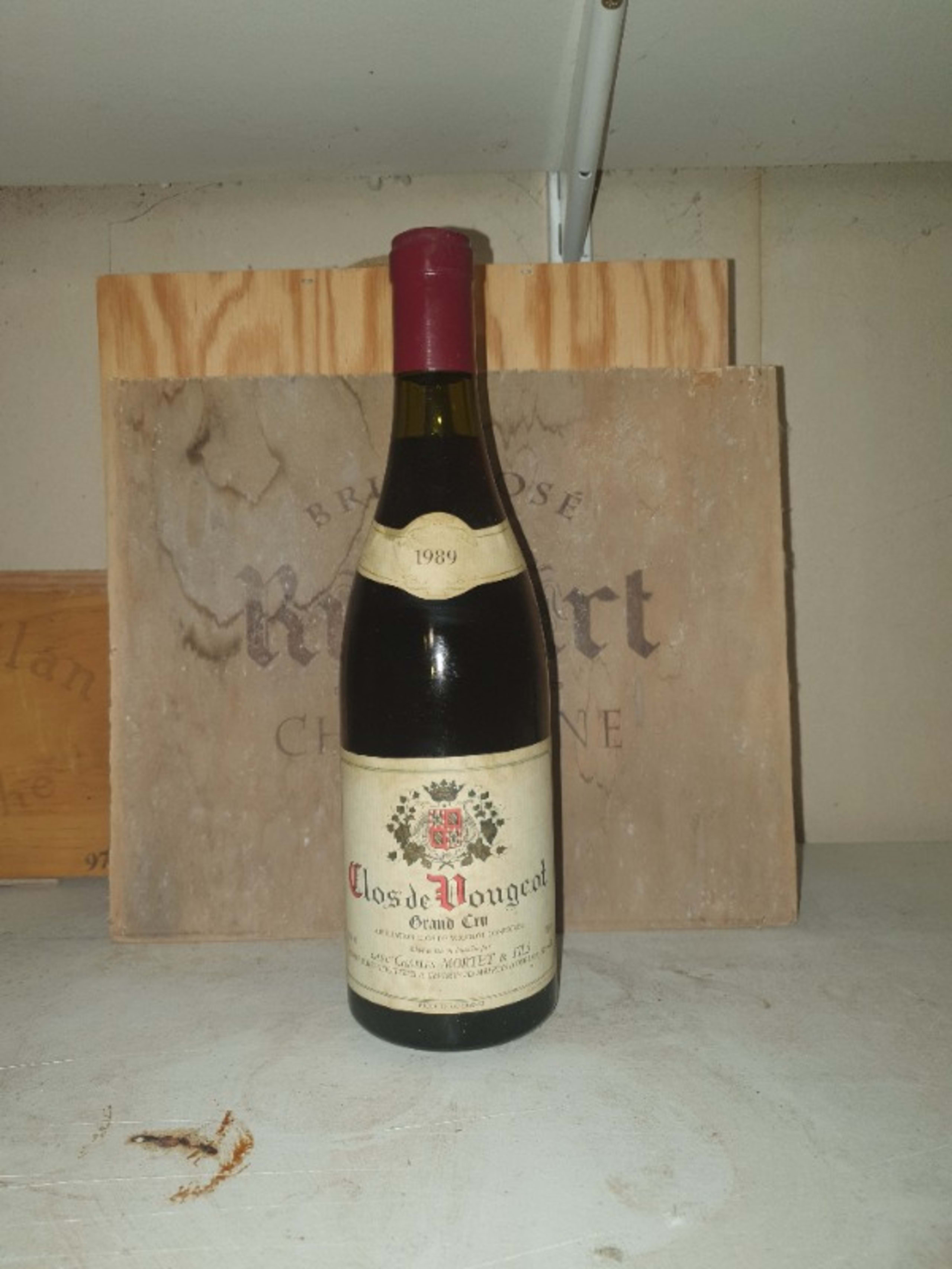 Clos de Vougeot, Grand Cru, Charles Mortet, 1989