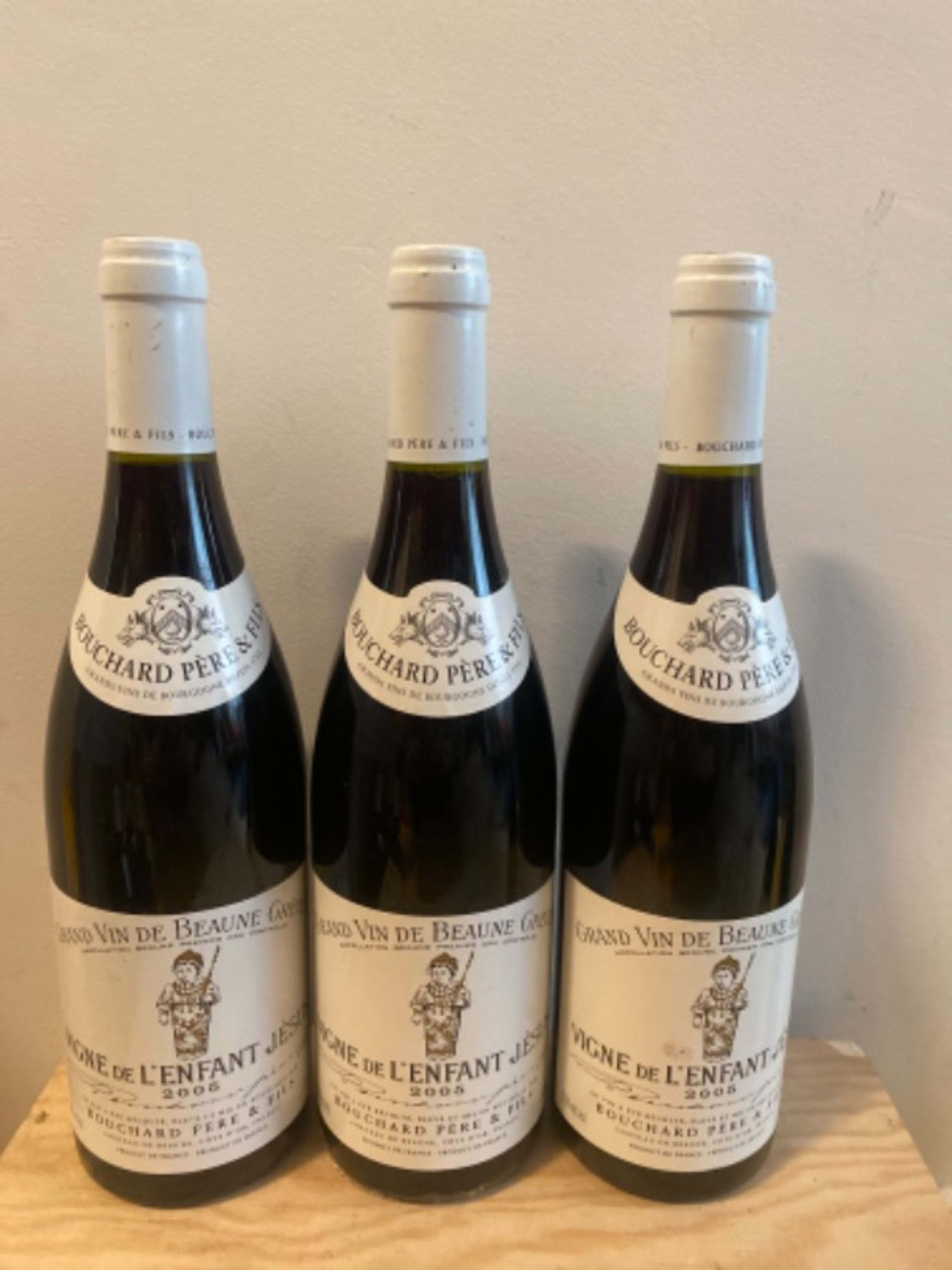 3 x Beaune, Grèves, Domaine Bouchard Père et Fils, 2005