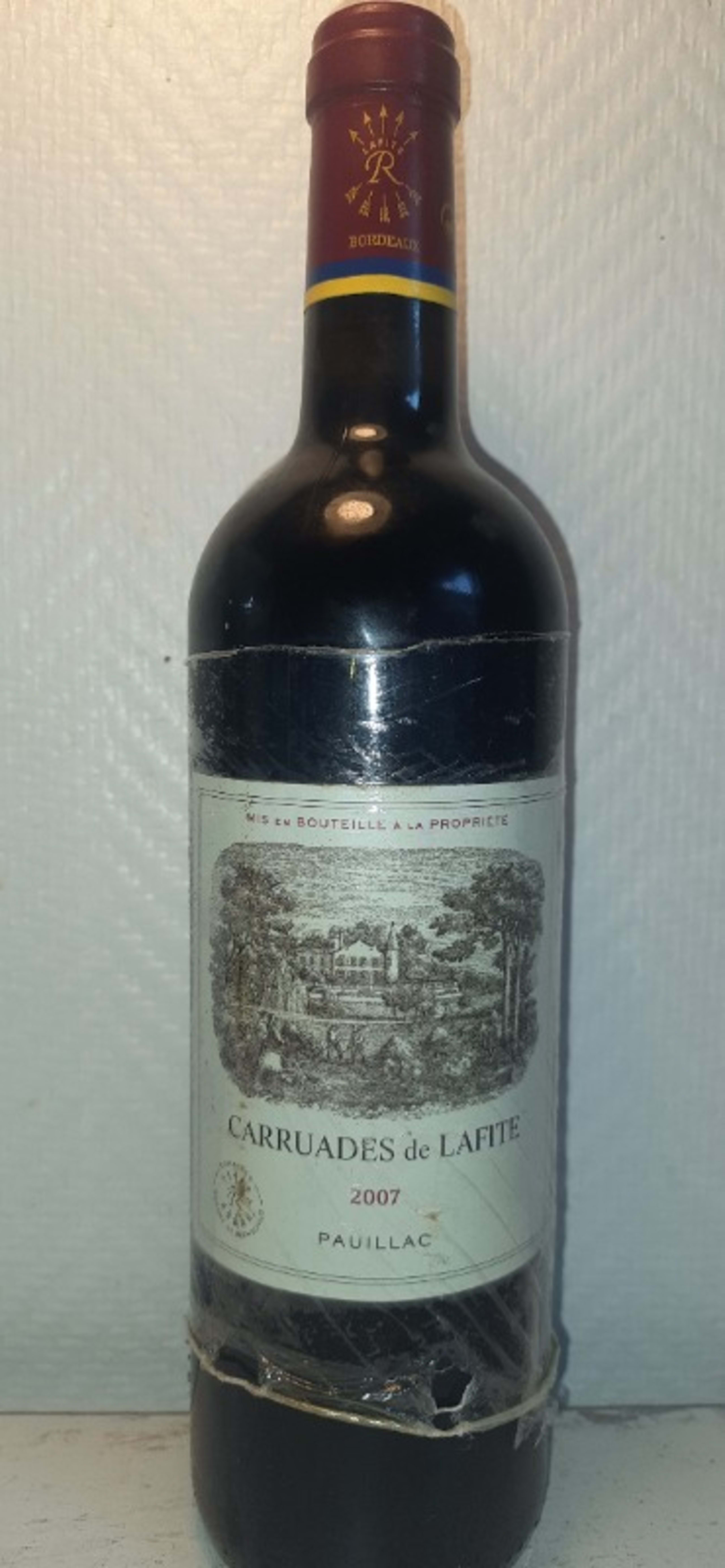 Carruades, château Lafite Rothschild, Pauillac, 2007
