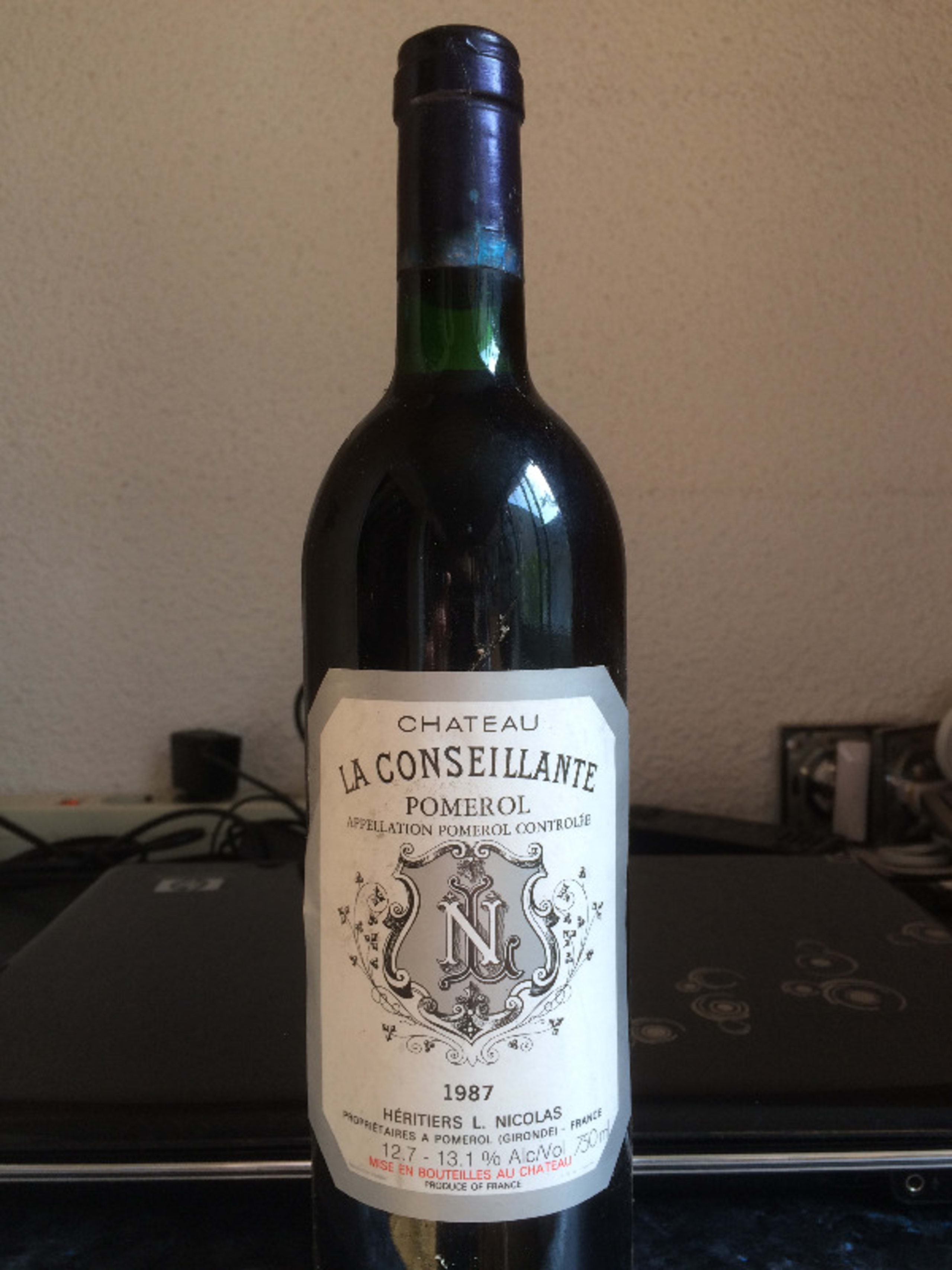 Château La Conseillante, Pomerol, 1987