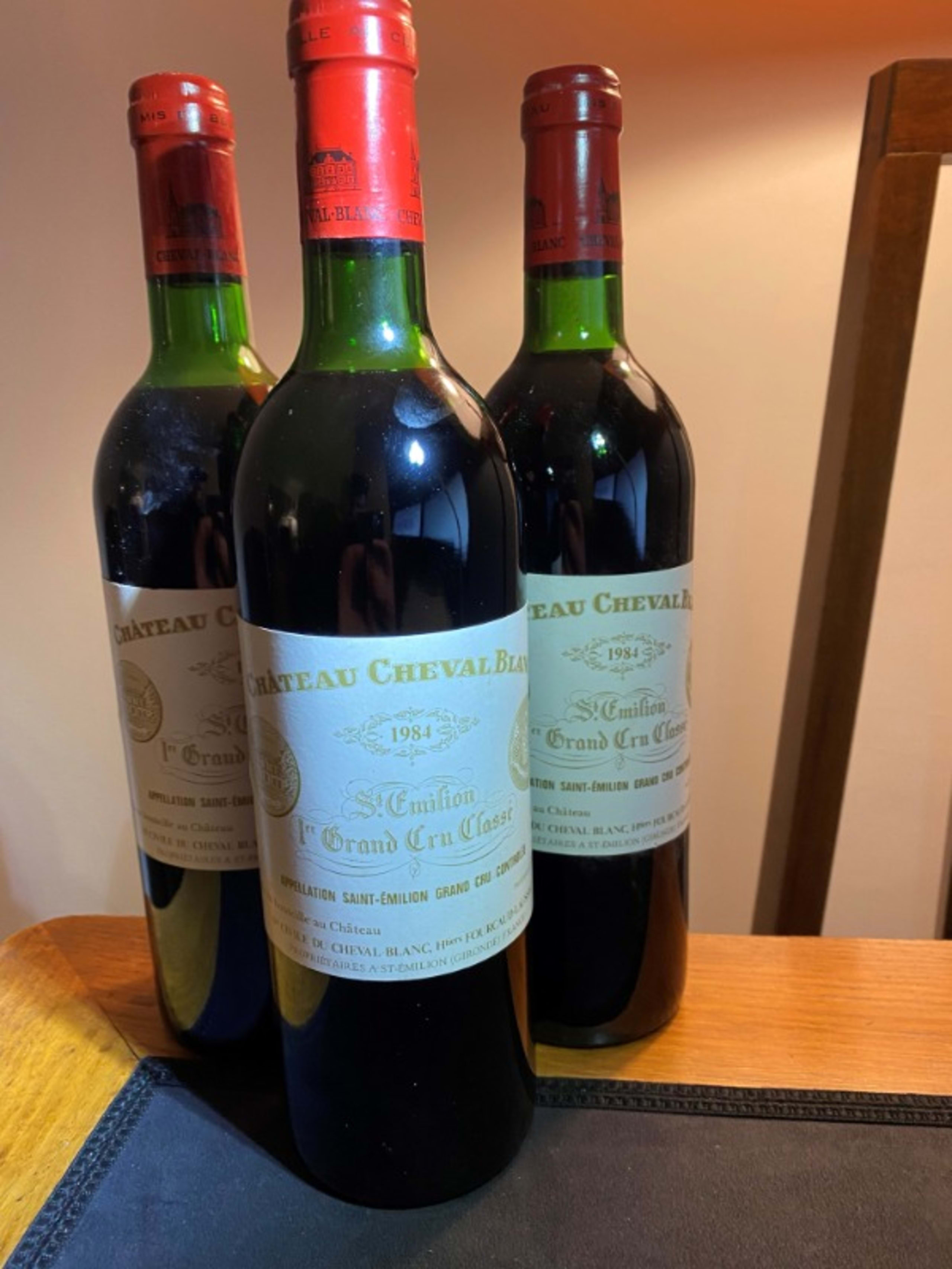 3 x Château Cheval Blanc, Saint-Émilion, 1984 1er GCC