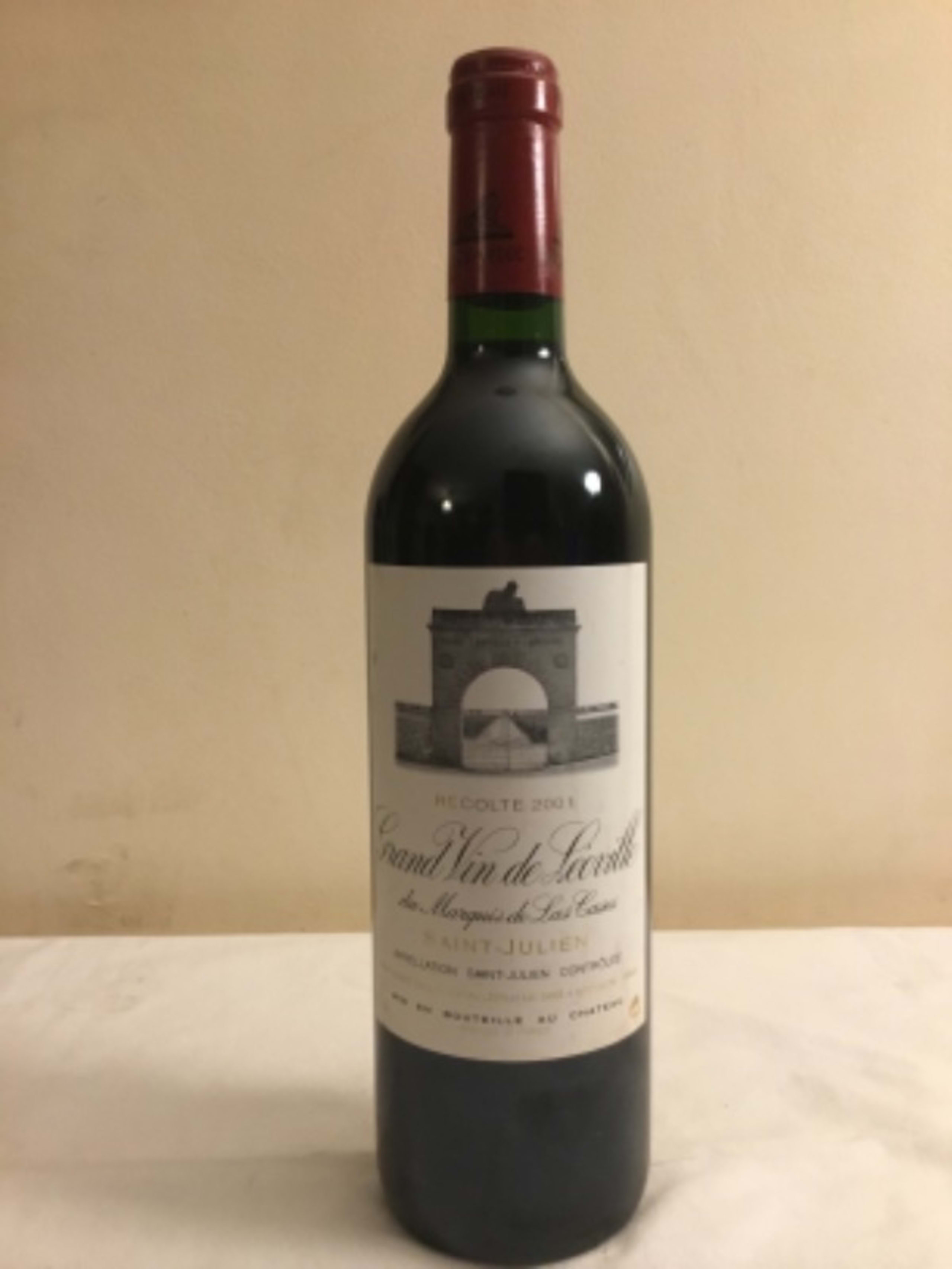 Grand vin de Leoville du marquis de Las Cases, Saint-Julien, 2001