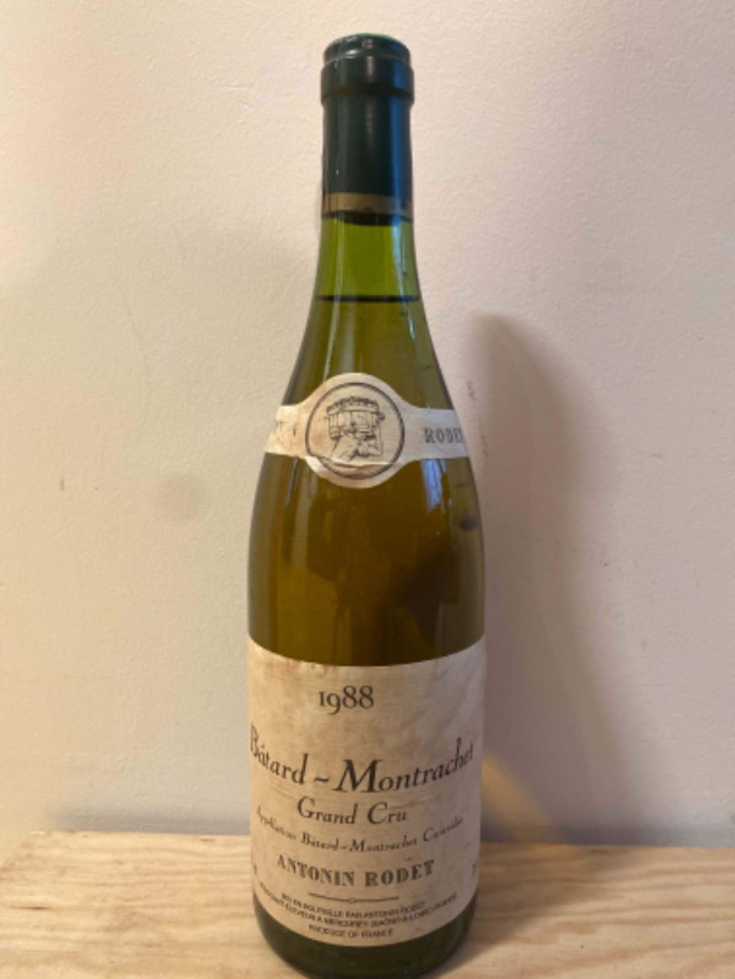 Bâtard-Montrachet, Grand Cru, Antonin Rodet, 1988