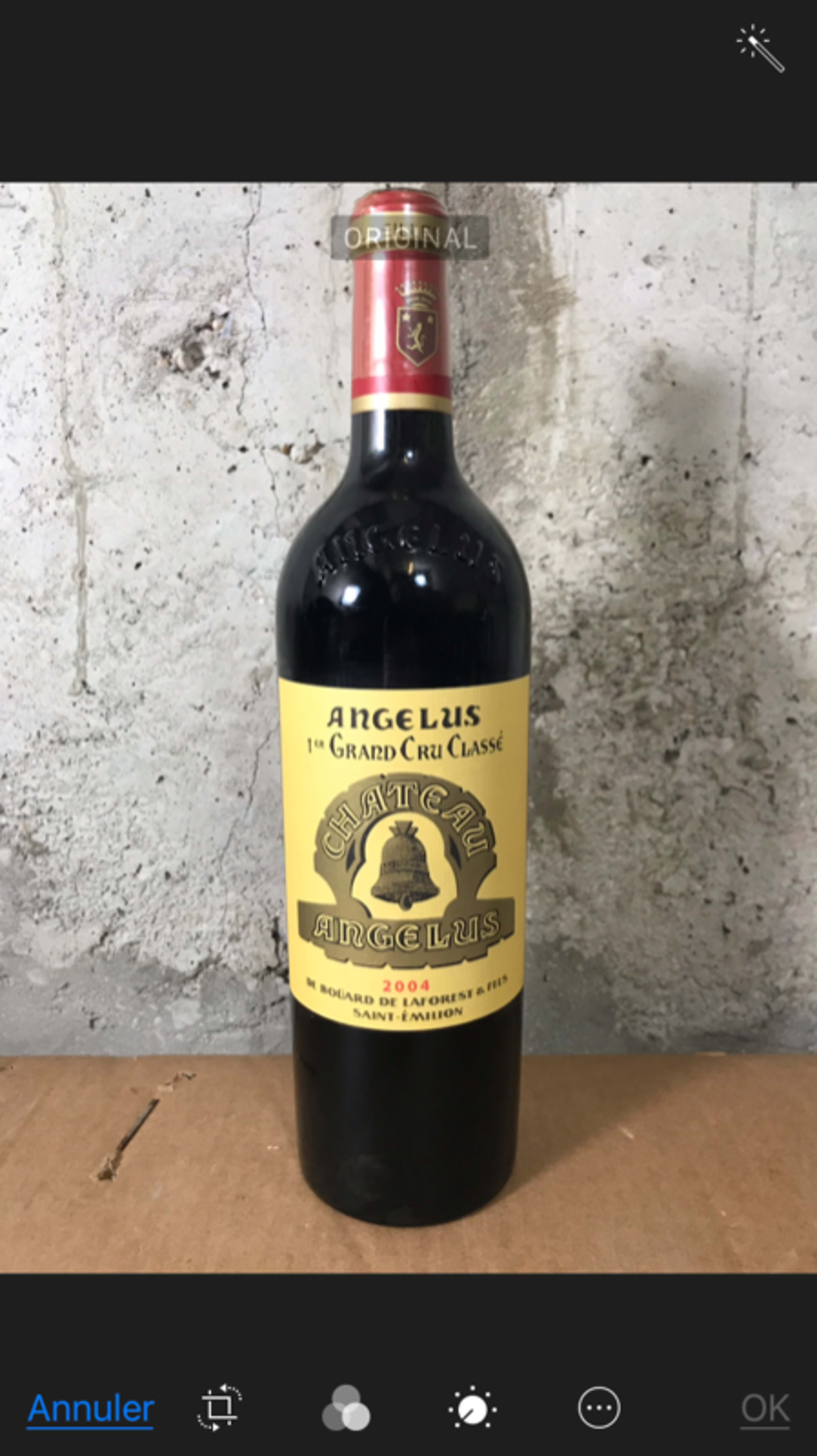 Château Angelus, Saint-Émilion, 2004