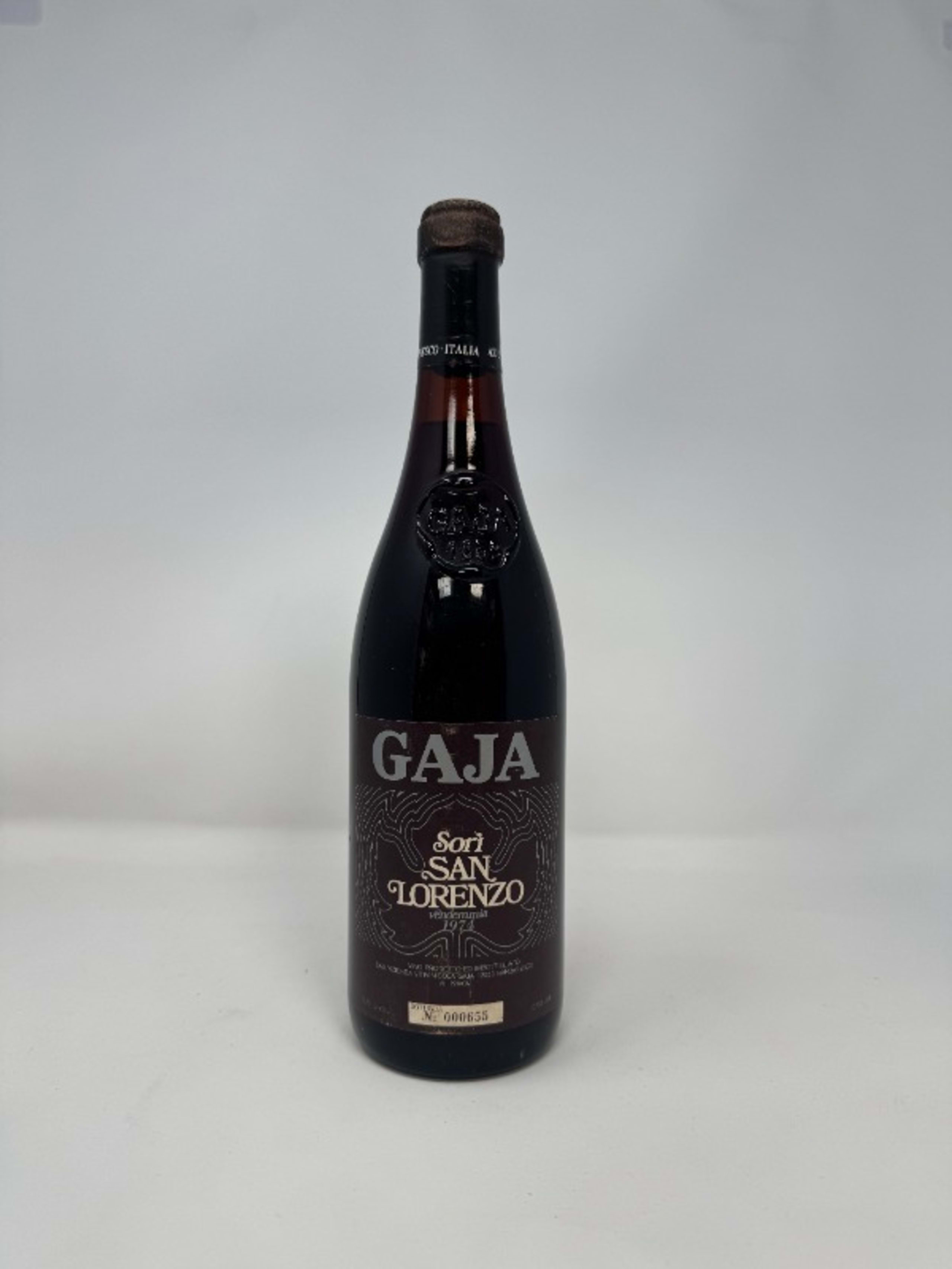 Barbaresco Sori San Lorenzo, GAJA, 1974