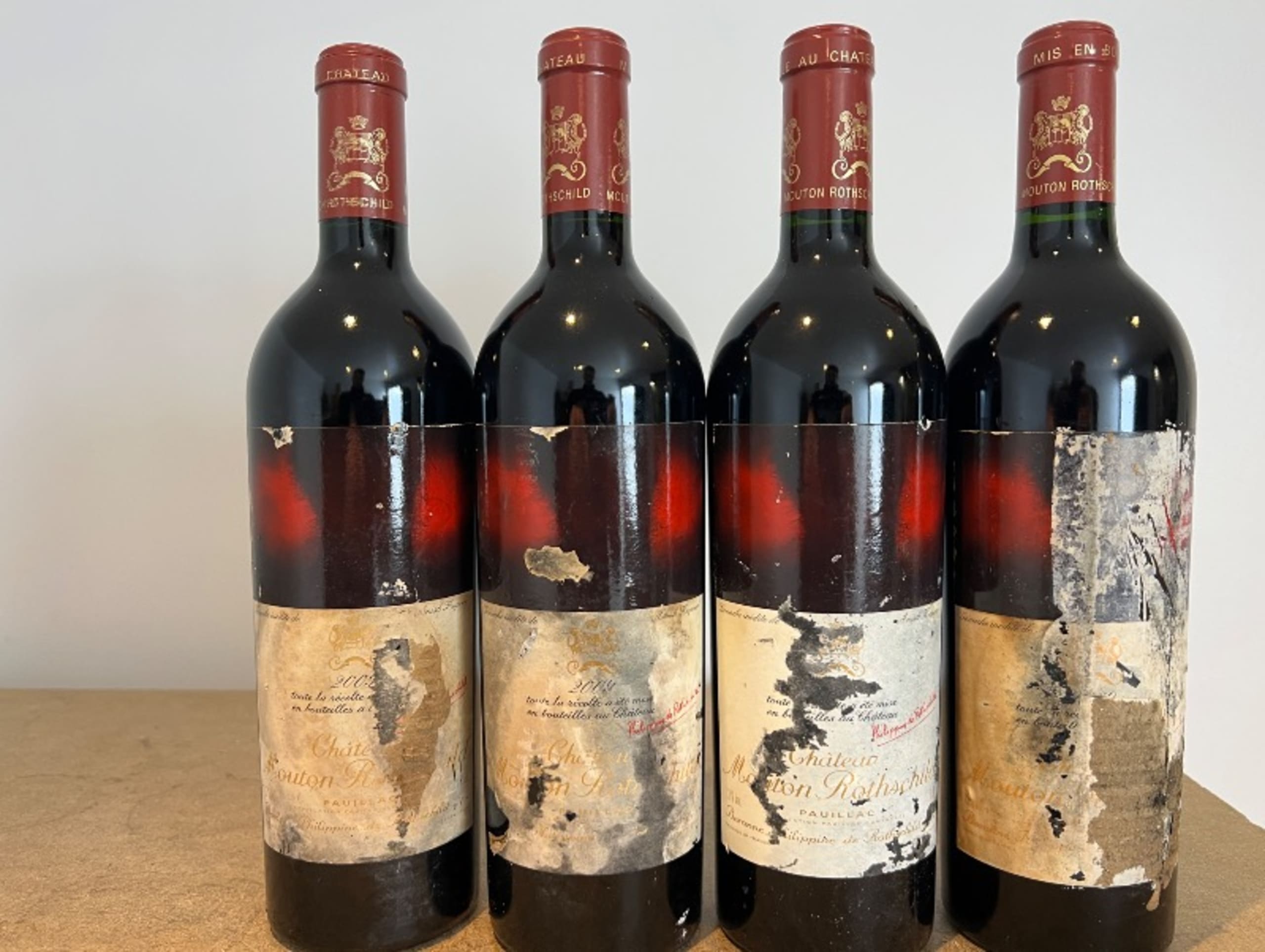 4 x Château Mouton Rothschild, Pauillac, 2009