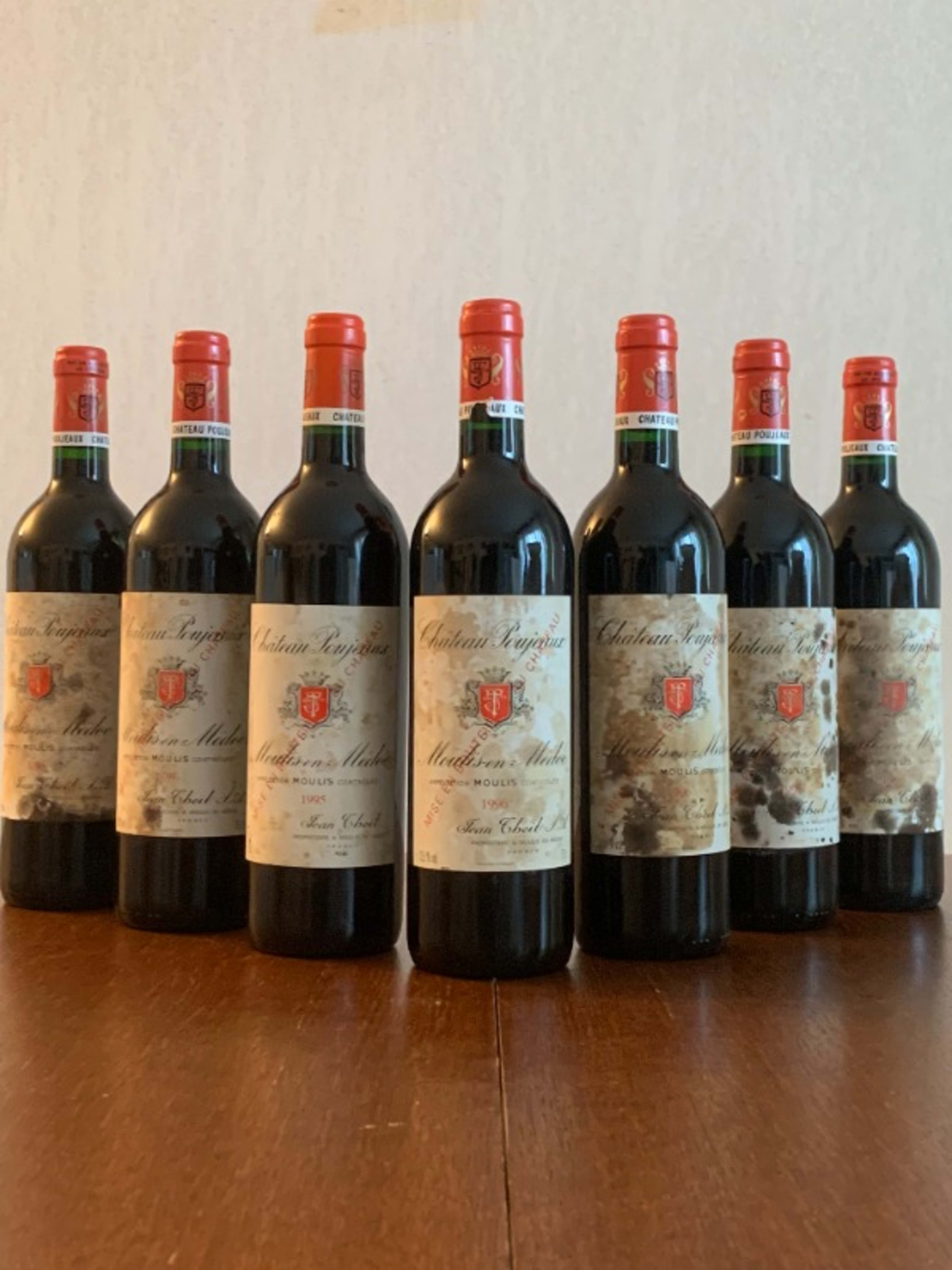 7 x Château Poujeaux, Moulis-en-Médoc, 1996